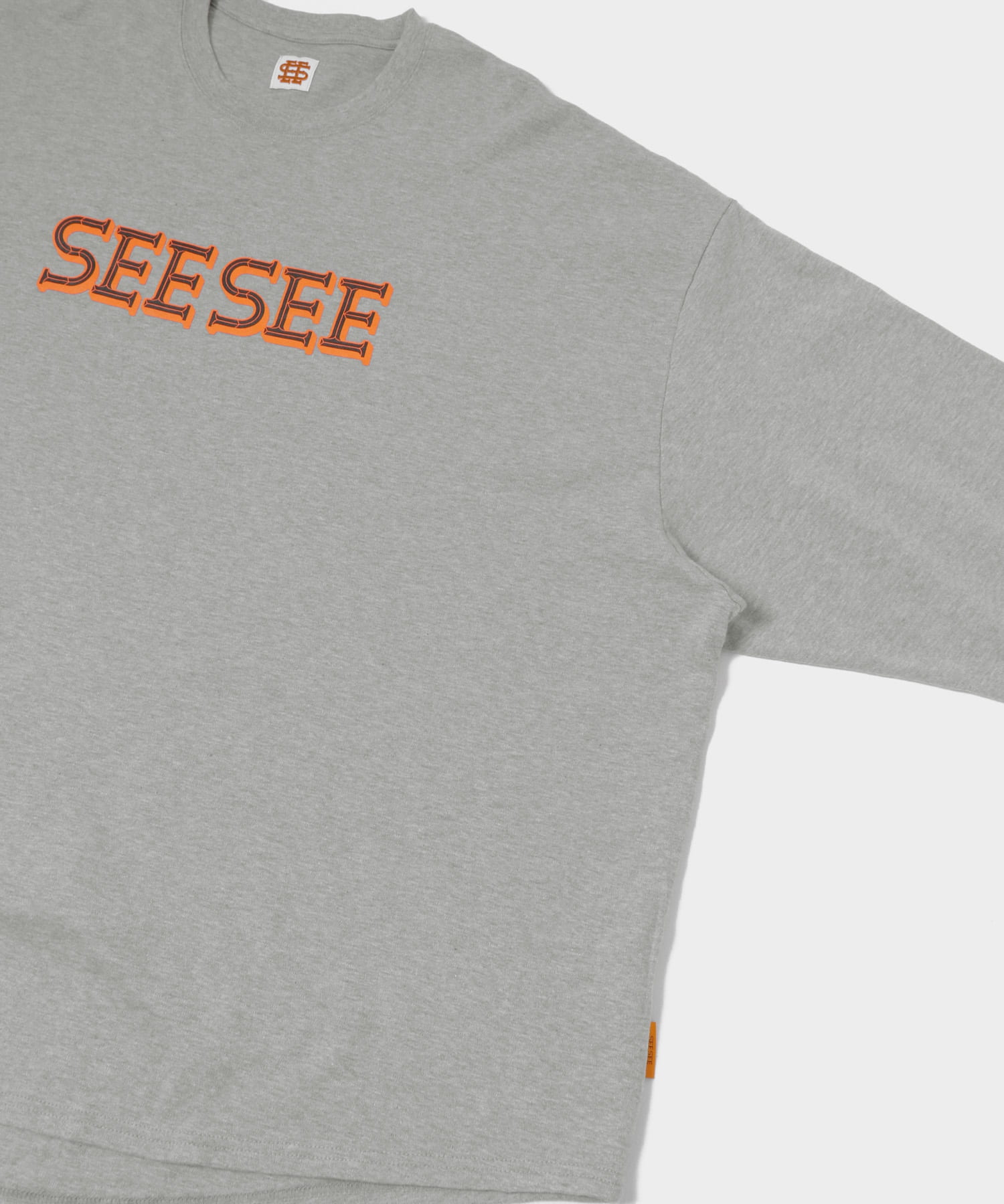 SEESEE】 SEE SEE NEW LOGO CREW GREY XL