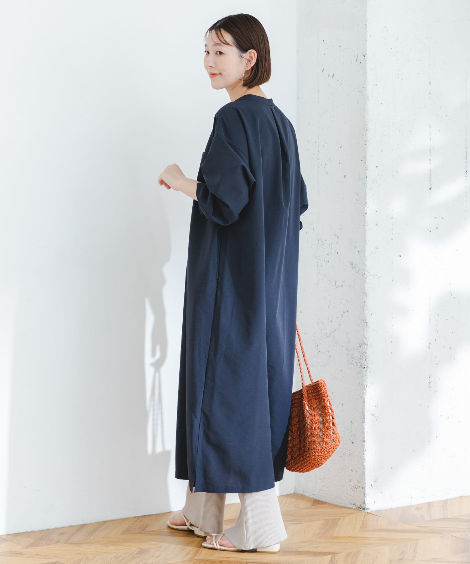 F by ROSSO クールタッチシャツワンピース[RA35-26Y522]｜URBAN