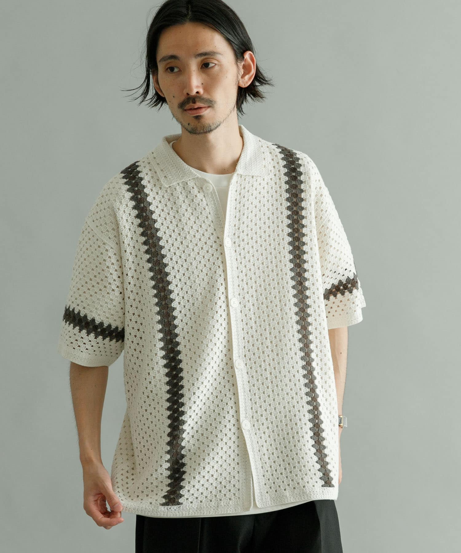 クロシェニットショートスリーブシャツ[UR35-12B012]｜URBAN RESEARCH 