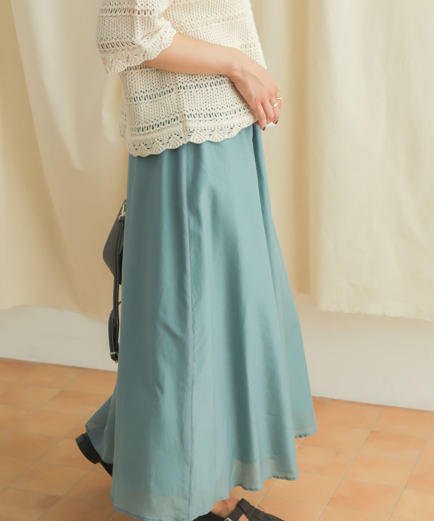 コットンシルクロングスカート[DR35-25T109]｜URBAN RESEARCH公式 