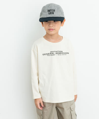 コットンクルーネックロンTシャツ(KIDS)