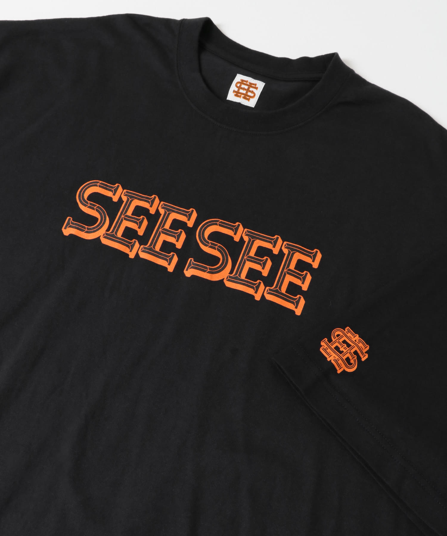 XL SEE SEE BIG S/S TEE tシャツ seesee ブラック