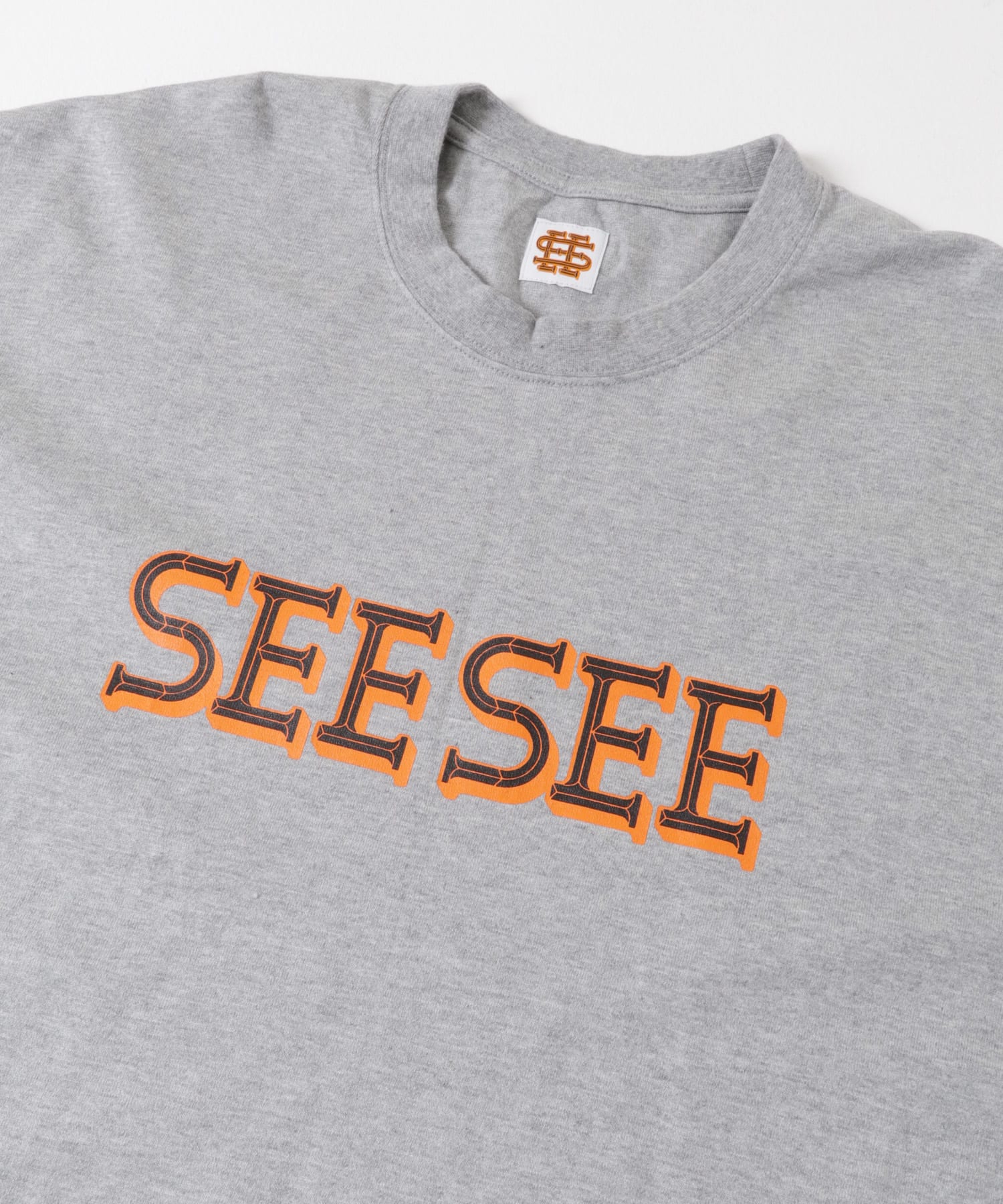 SEESEE×URBS SUPER BIG FLAT SS TEE DS | hartwellspremium.com