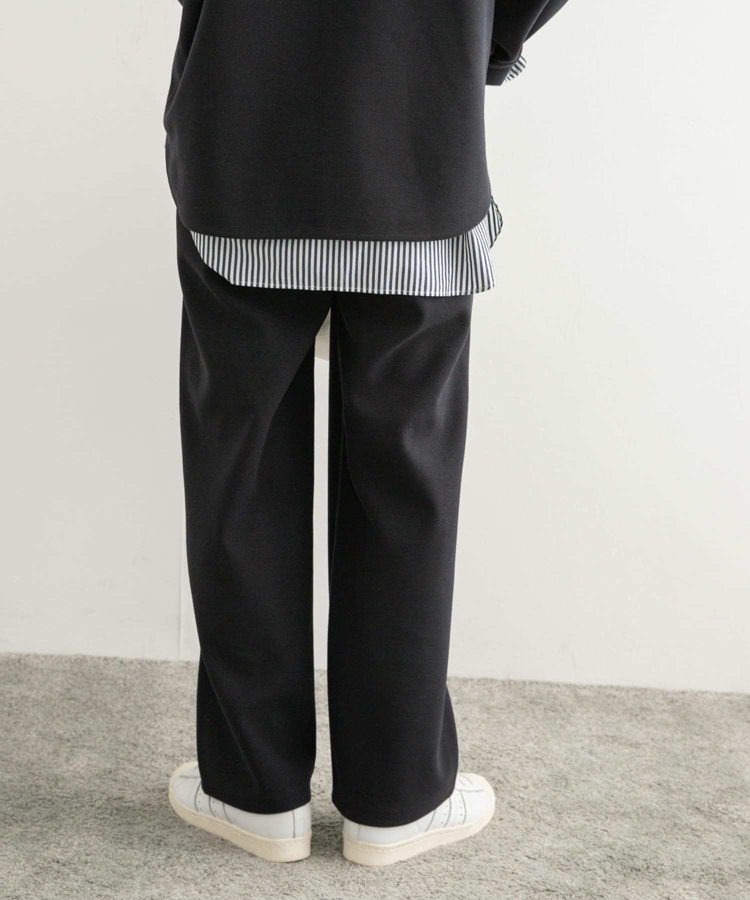 毛玉防止』『静電気防止』add fabrics イージーパンツ[DR37-24E105