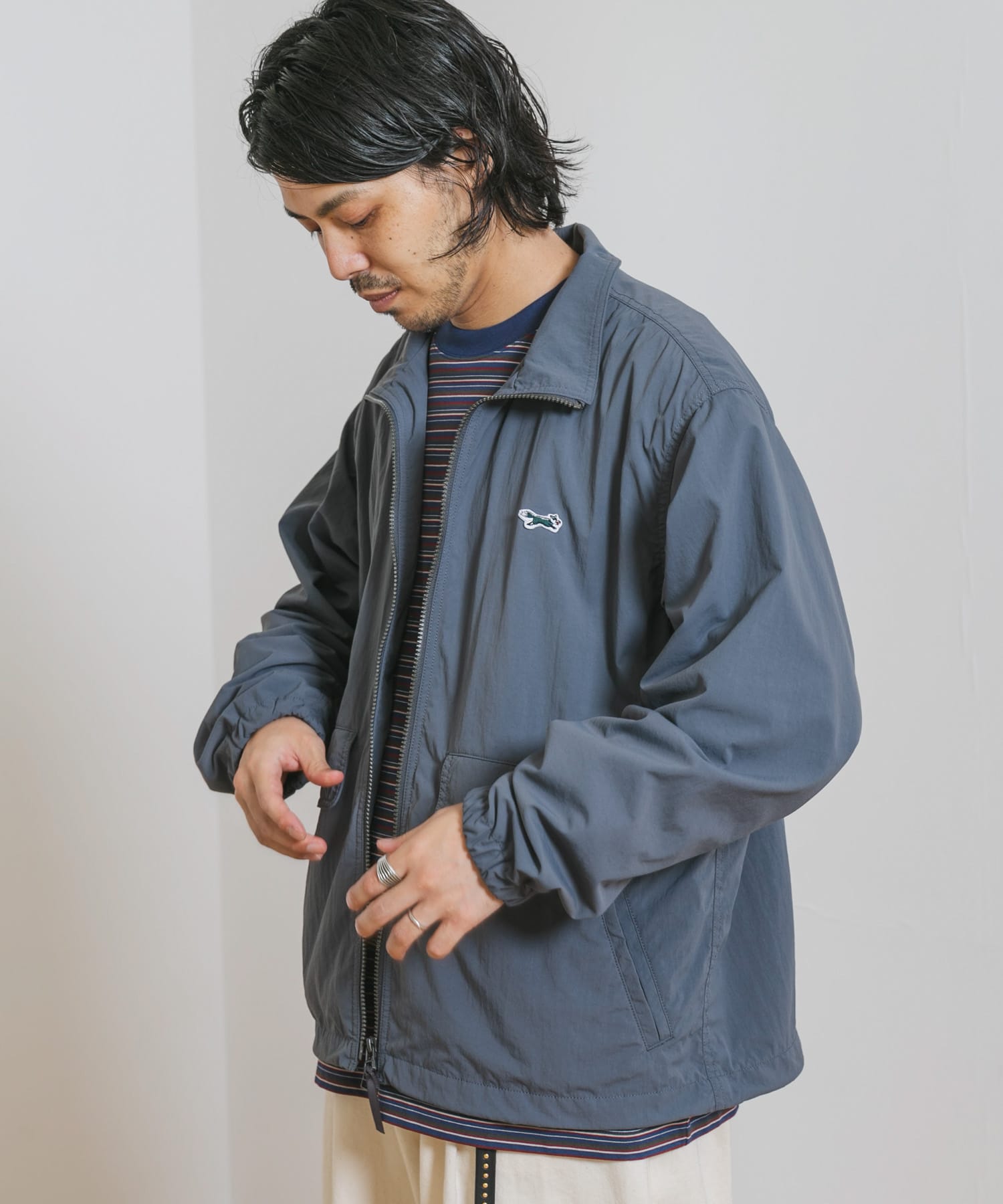 別注』PENNEYS×DOORS THE FOX ナイロンスタンドブルゾン[DR36