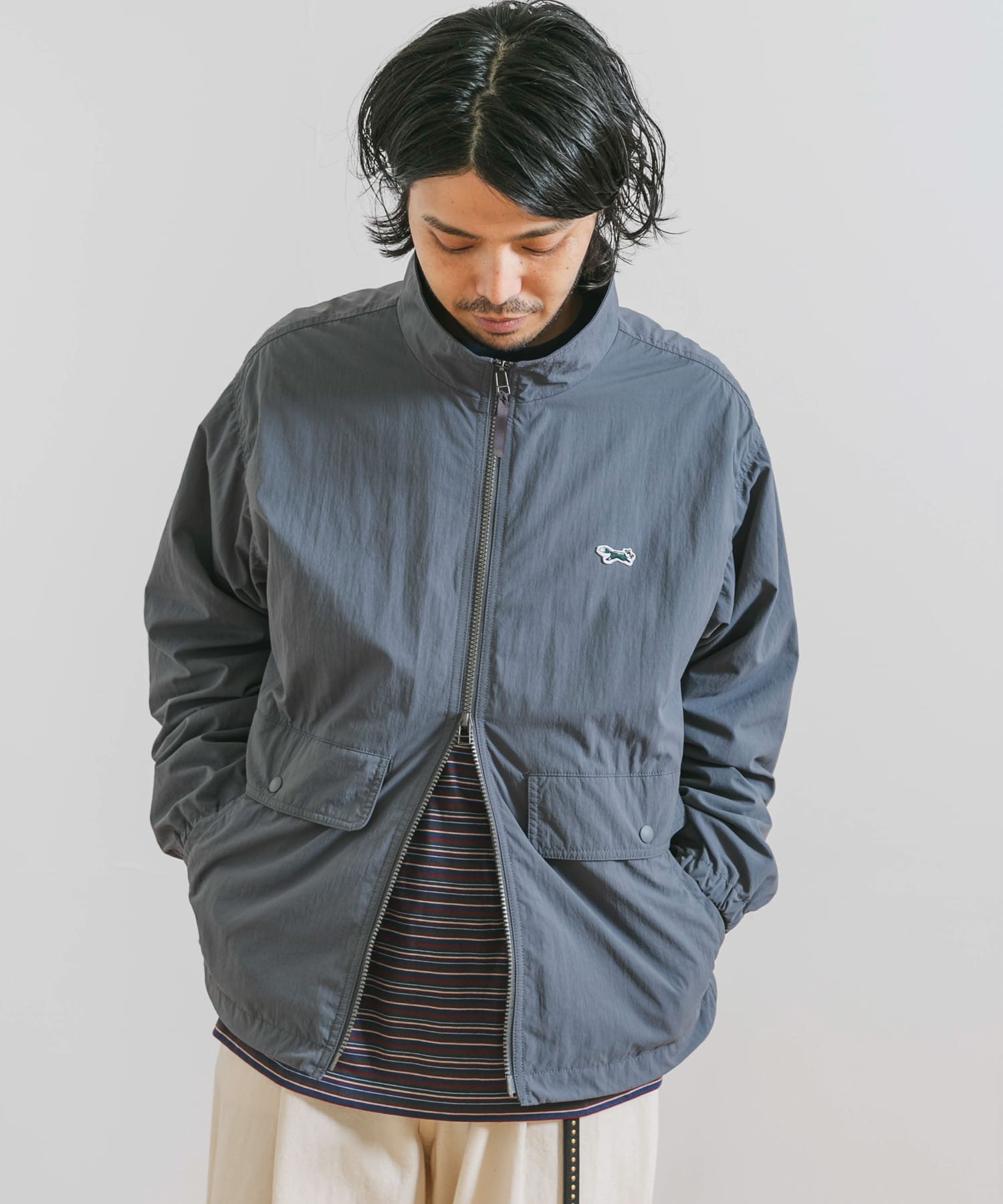 別注』PENNEYS×DOORS THE FOX ナイロンスタンドブルゾン[DR36