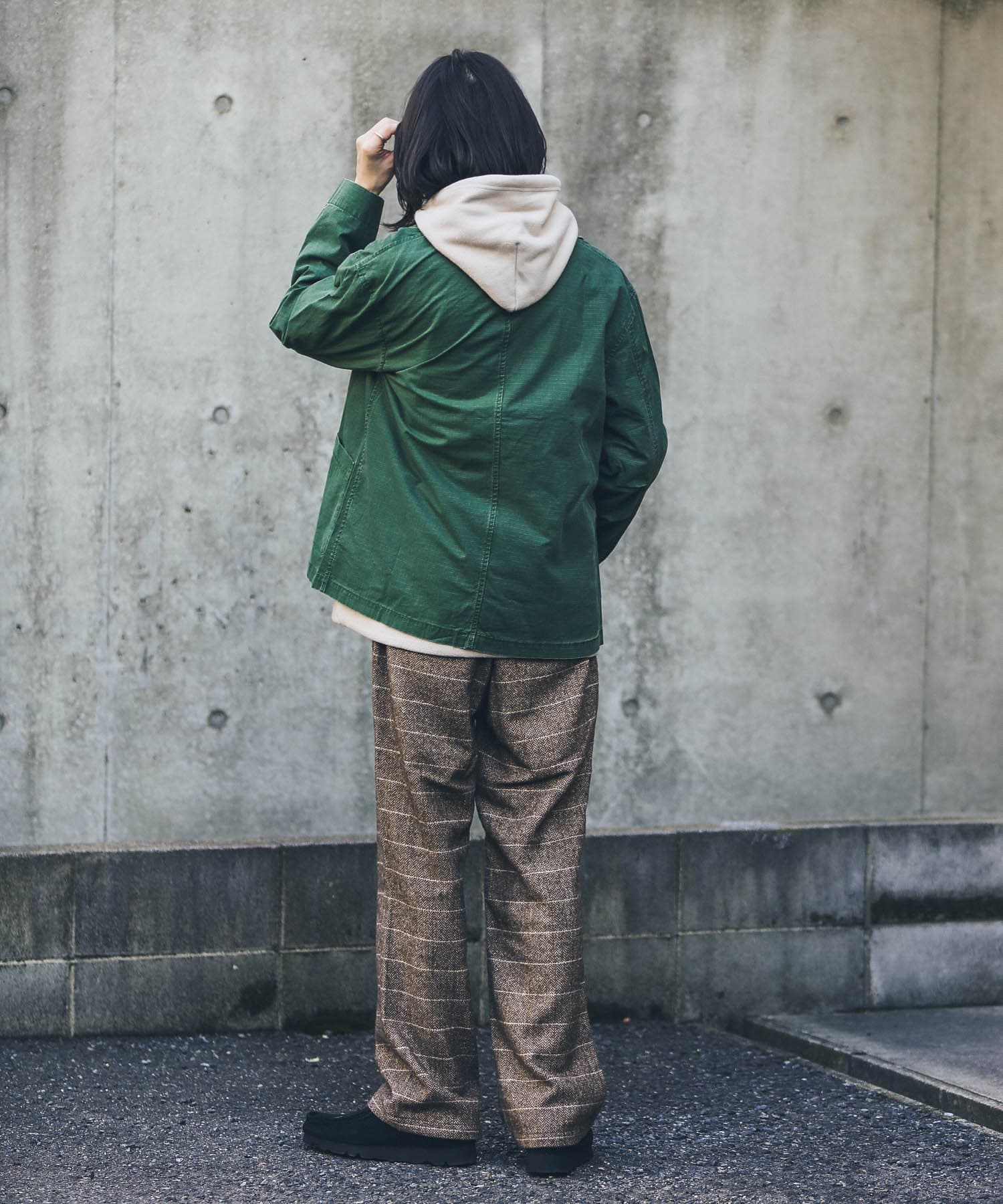 別注』BAEXFATE×Sonny Label ムラ染リップストップカバーオール
