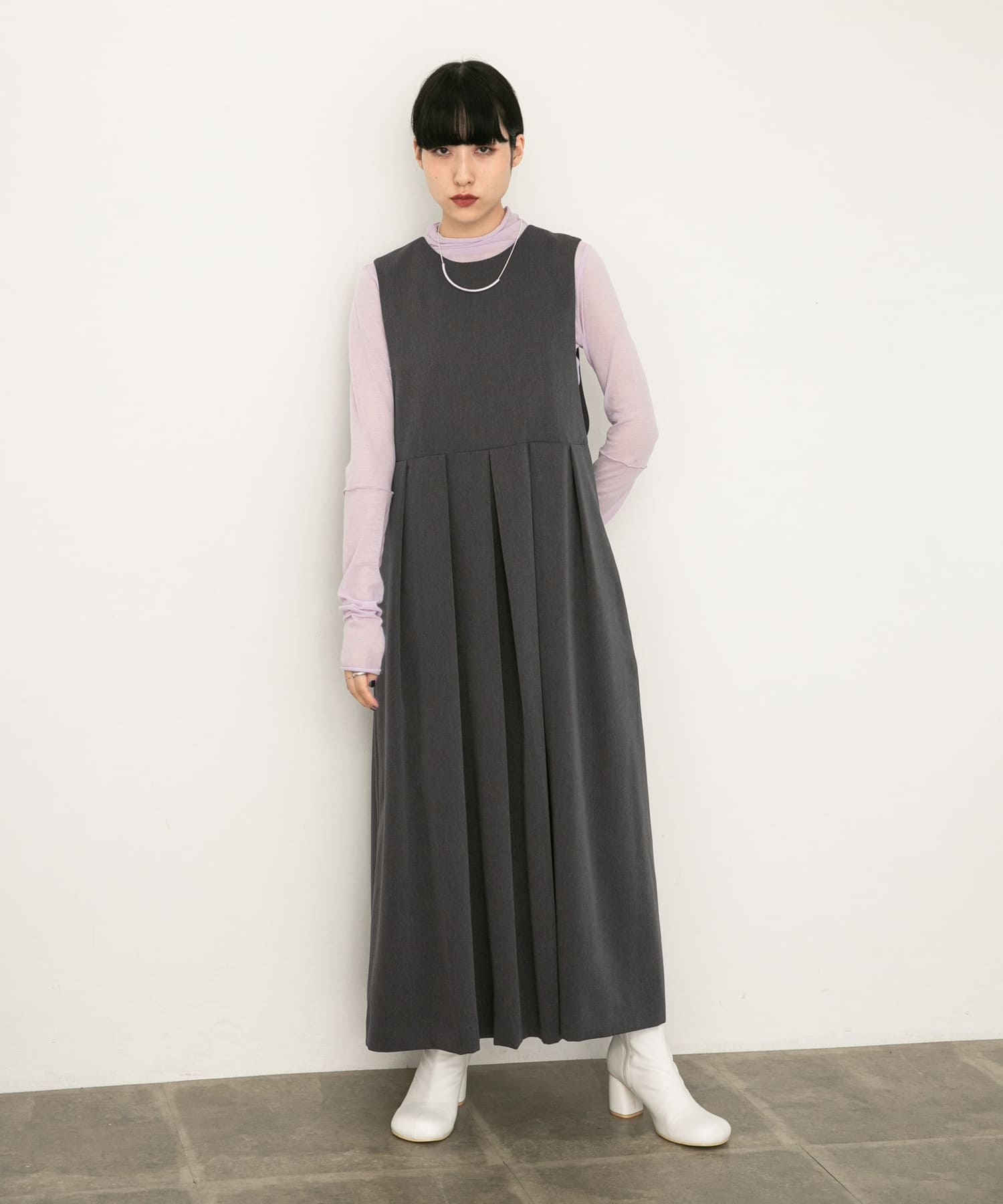 【美品】KBF✩ BIGプリーツジャンパースカート