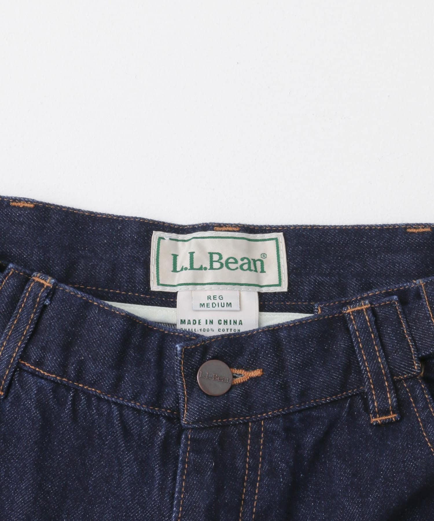 L.L.Bean ジーンズ 100%コットン デニム パンツ ワイド