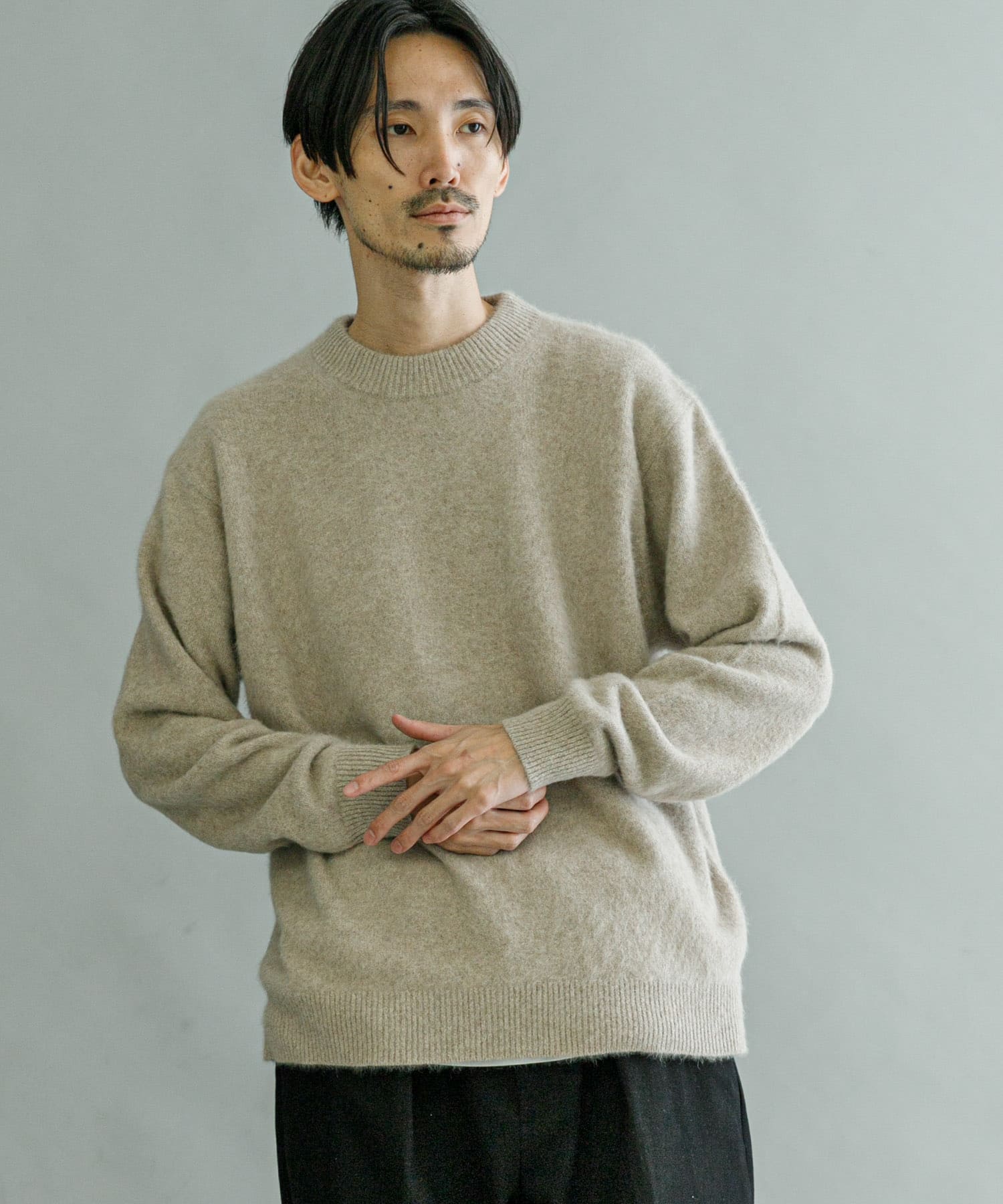 フォックスカシミヤクルーネックニット[UR37-12B013]｜URBAN RESEARCH