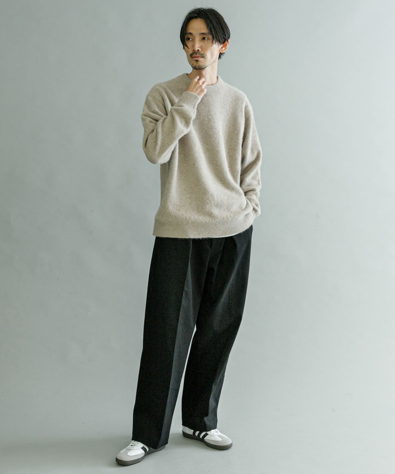 フォックスカシミヤクルーネックニット[UR37-12B013]｜URBAN RESEARCH