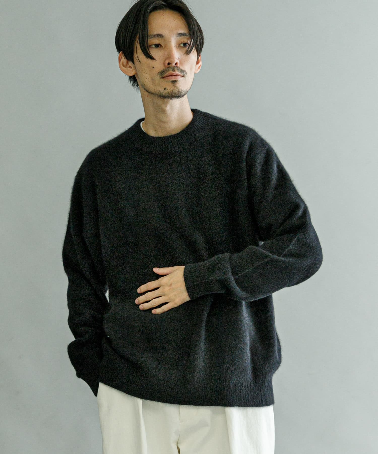 フォックスカシミヤクルーネックニット[UR37-12B013]｜URBAN RESEARCH