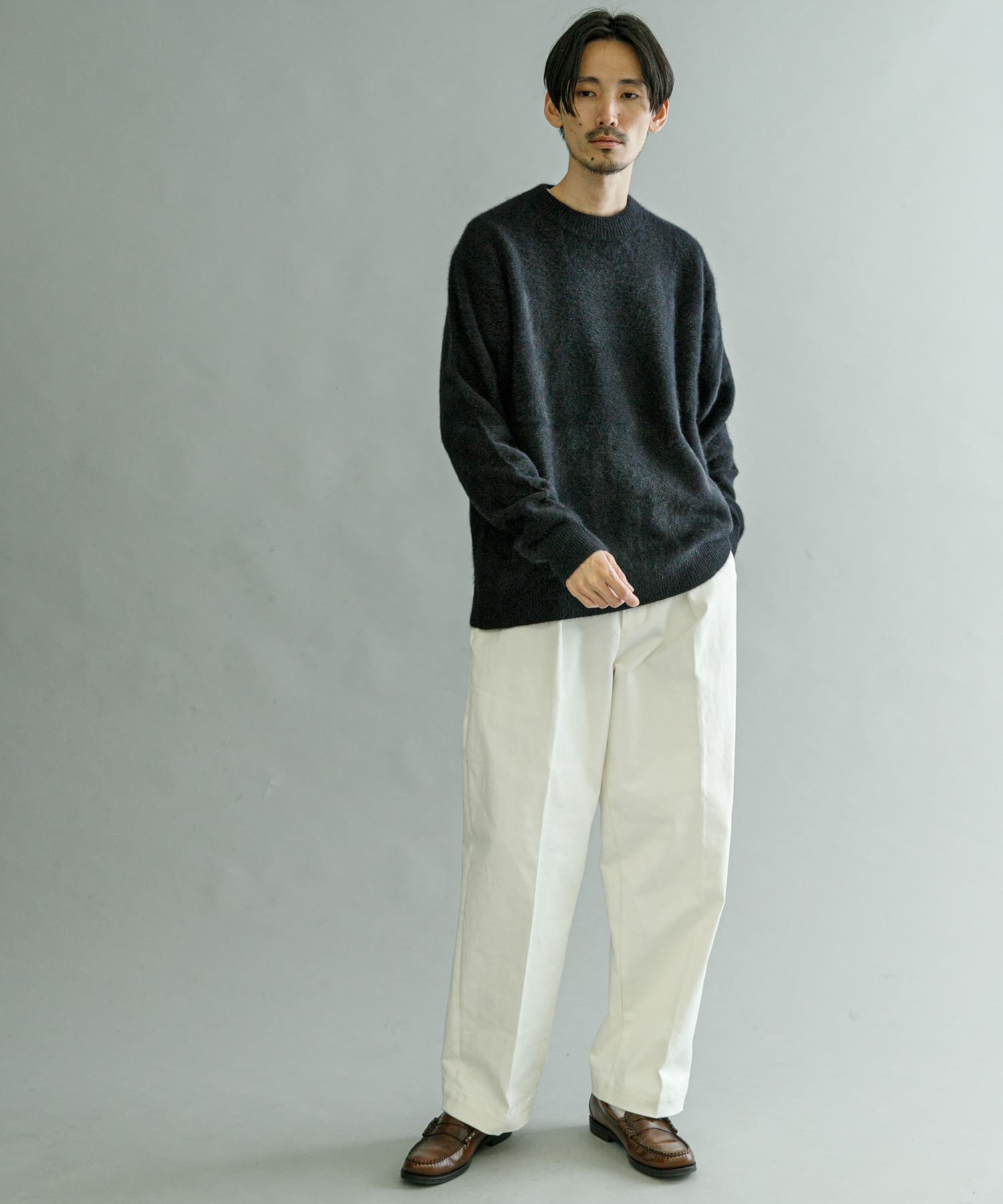 フォックスカシミヤクルーネックニット[UR37-12B013]｜URBAN RESEARCH