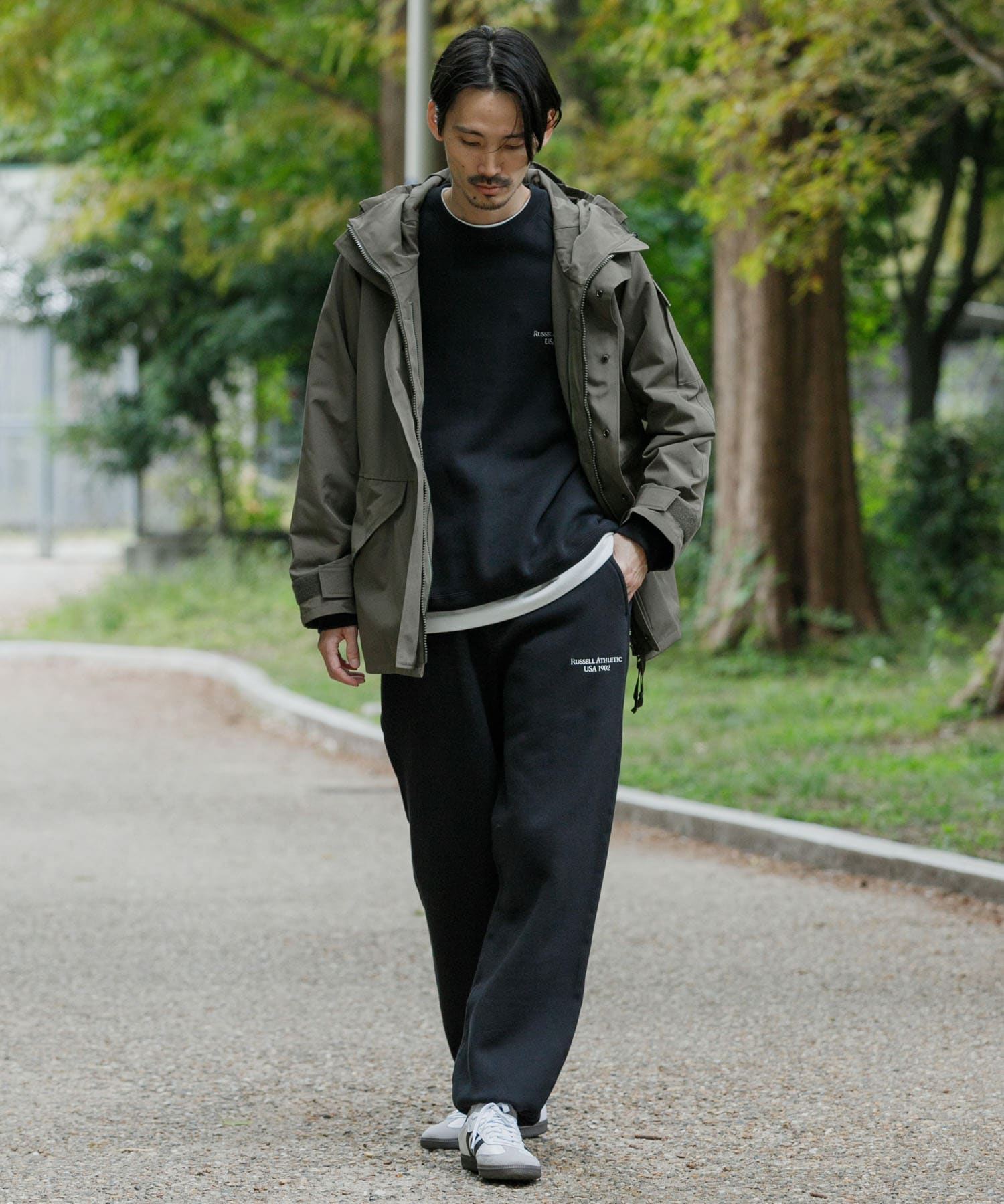 別注』RUSSELLATHLETIC×UR 起毛SWEAT CREW-NECK[UR37-11M012]｜URBAN