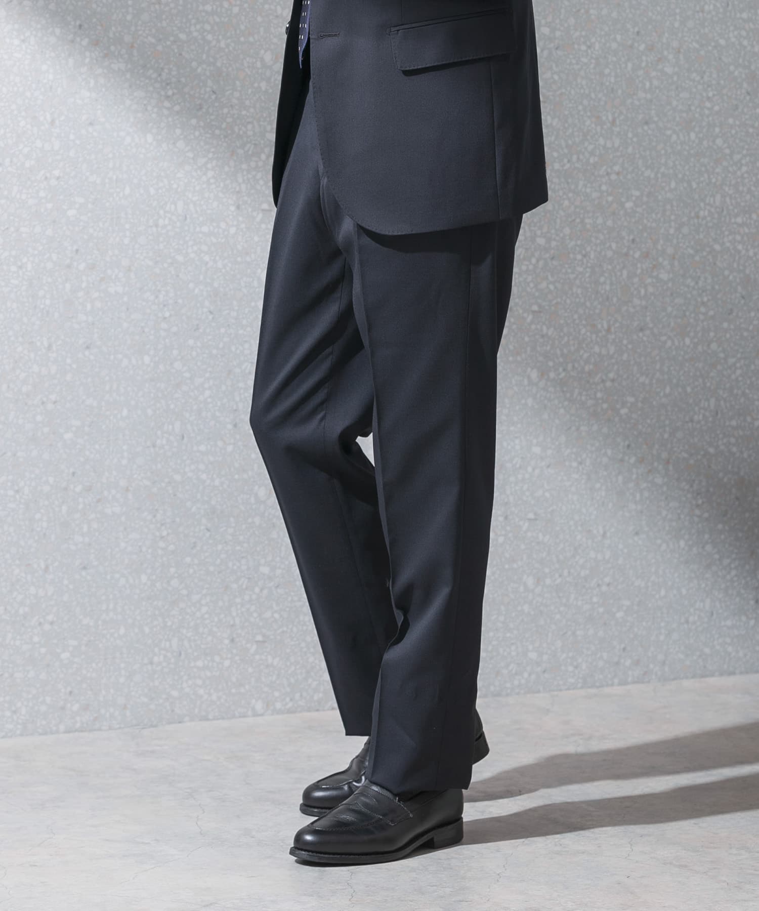 LIFE STYLE TAILOR ウォッシャブルストレッチパンツ[DT46-14L501