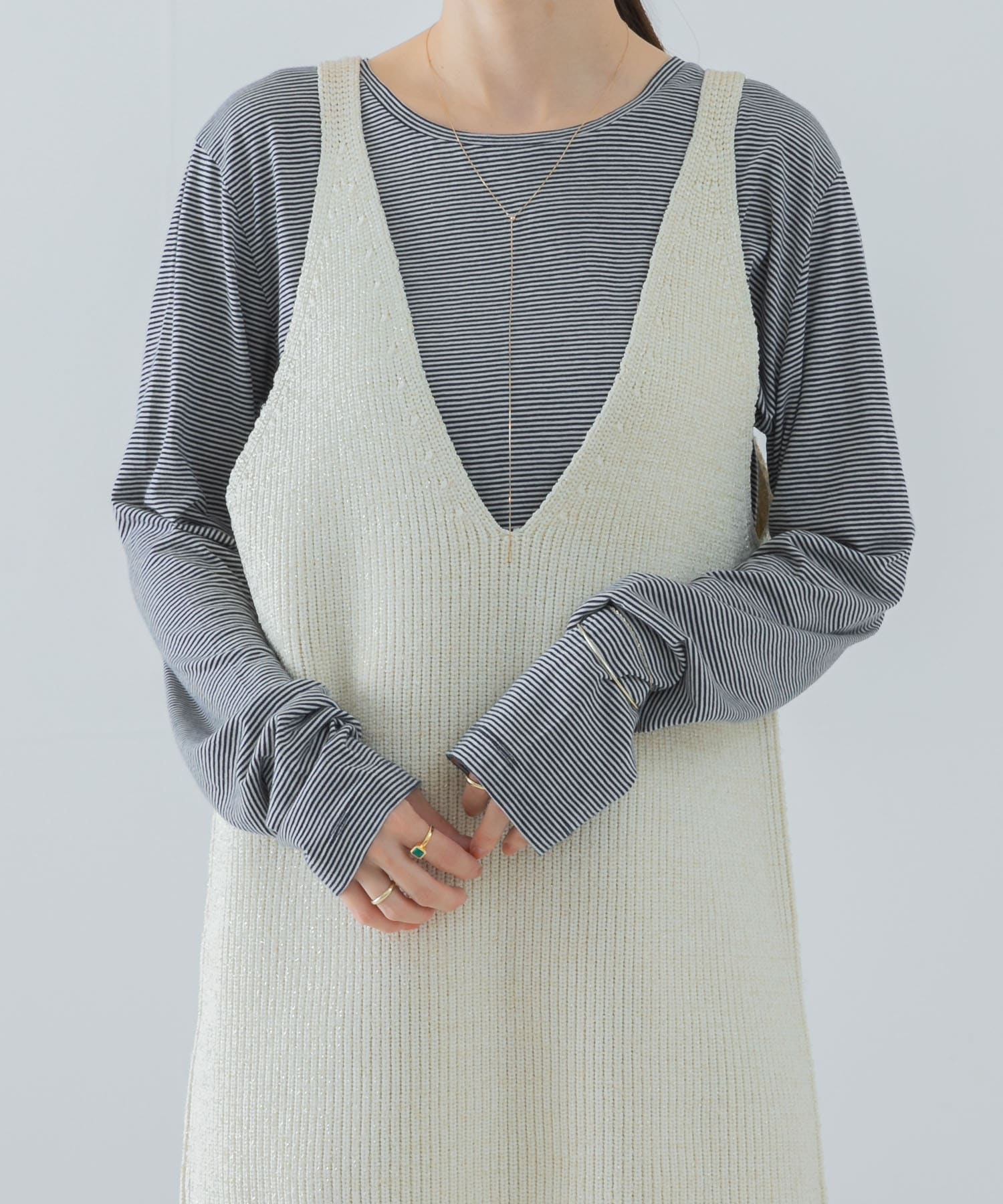 MADE IN JAPAN』ウールコットンロングスリーブカットソー[UR47 MADE IN JAPAN』ウールコットンロングスリーブカットソー[UR47