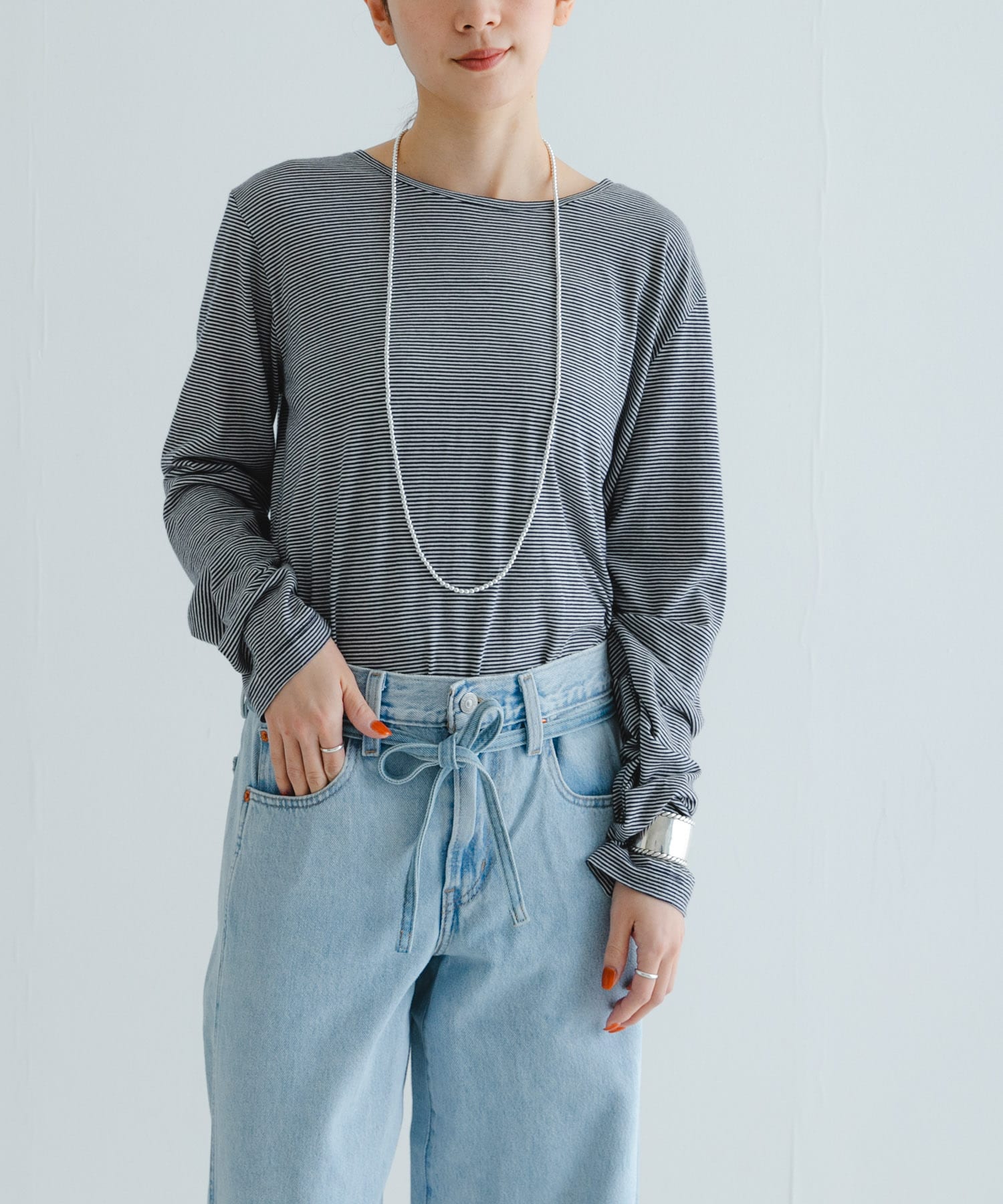 MADE IN JAPAN』ウールコットンロングスリーブカットソー[UR47