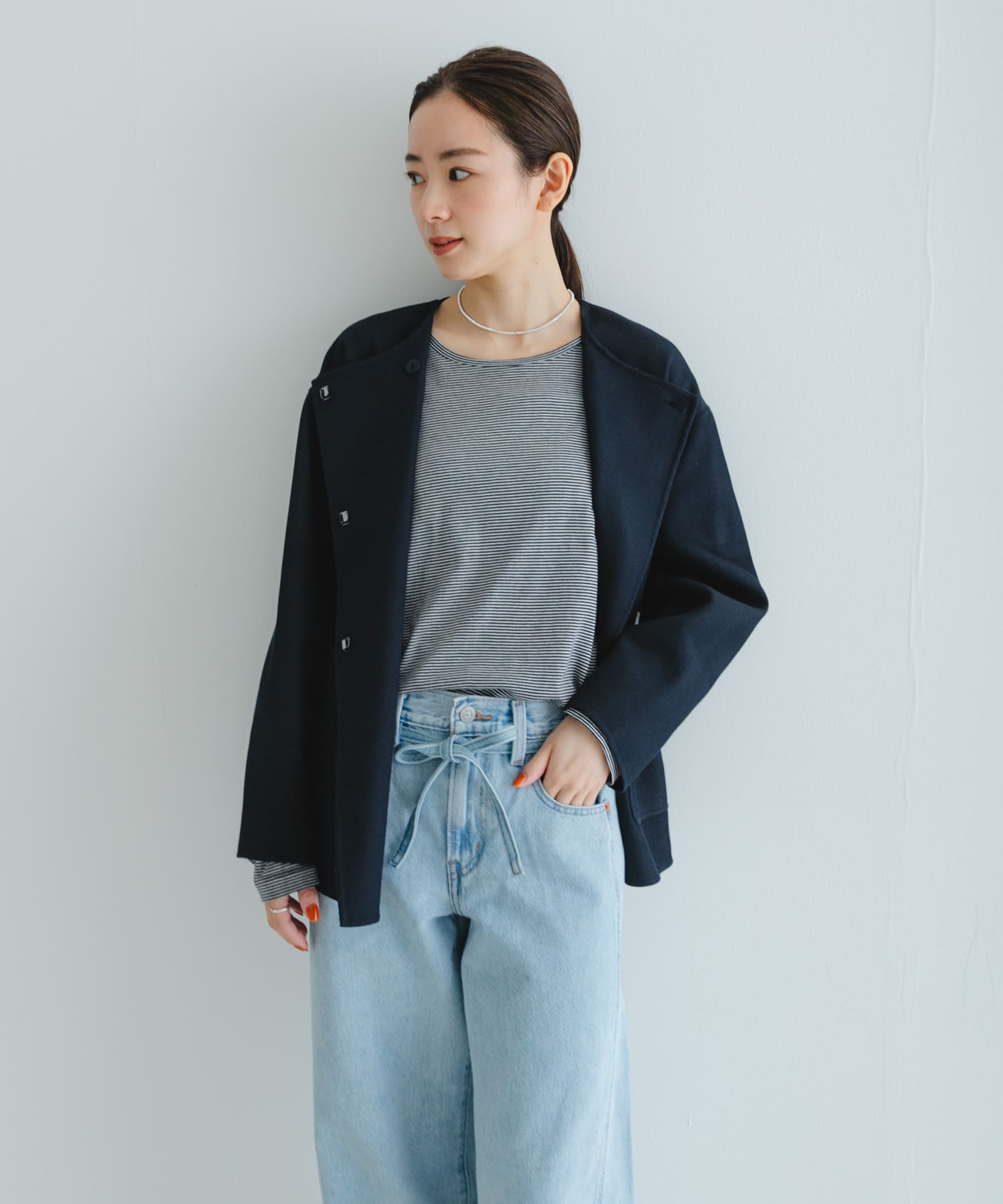 MADE IN JAPAN』ウールコットンロングスリーブカットソー[UR47