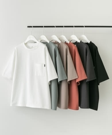 ポンチポケット付ショートスリーブTシャツ