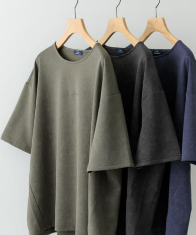 ワンポイント刺繍フェードポンチtops