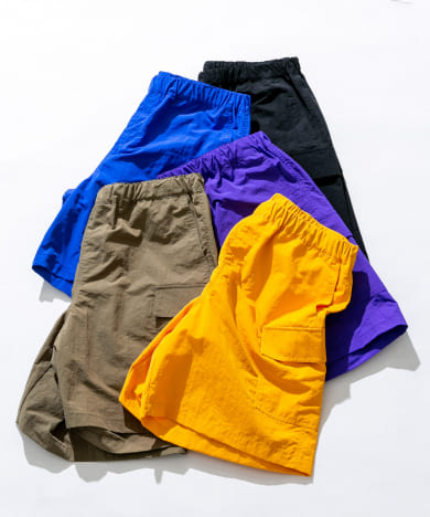 ナイロンカーゴショートパンツ