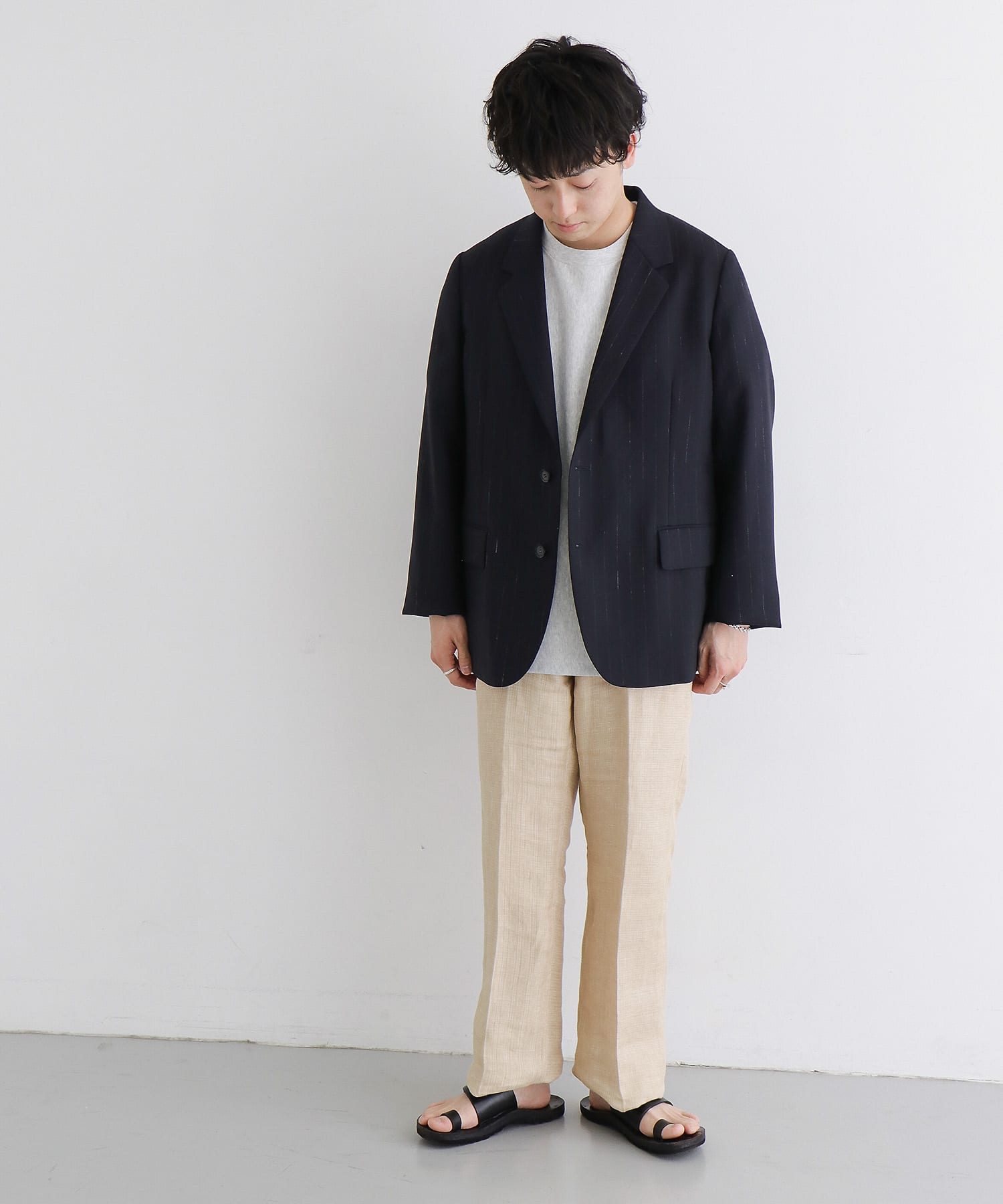 大注目】 AURALEE WOOL JACKET LINEN CUPRA - テーラードジャケット 大阪特売 Auralee linen jacket その他