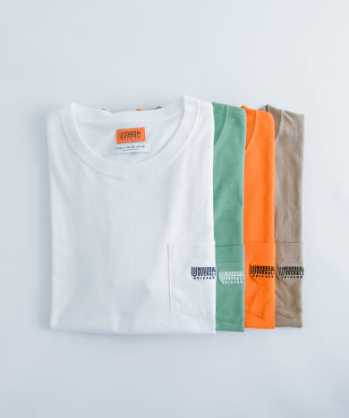 モテ系メンズファッション|【別注】UNIVERSAL OVERALL×URBAN RESEARCH　エンブロイダリーTシャツ