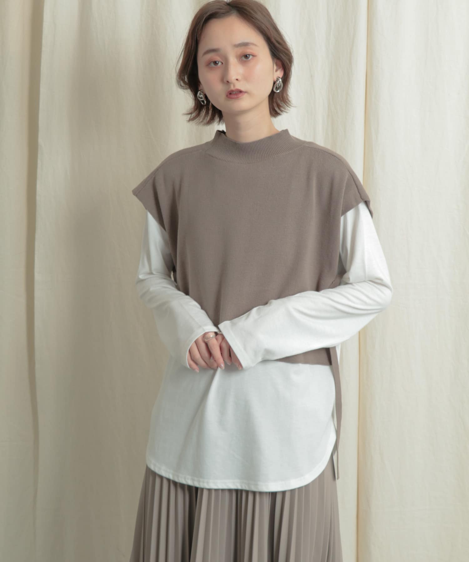WEB/一部店舗限定』ニットベストカットロンTシャツアンサンブル[AA14-22L030]｜URBAN RESEARCH公式ファッション通販