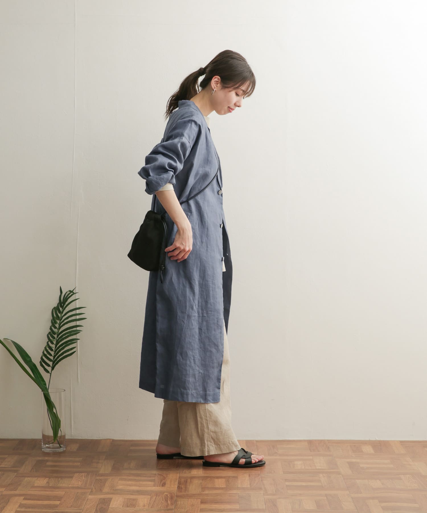 チェスターコート リネン URBAN RESEARCH DOORS 67％以上節約