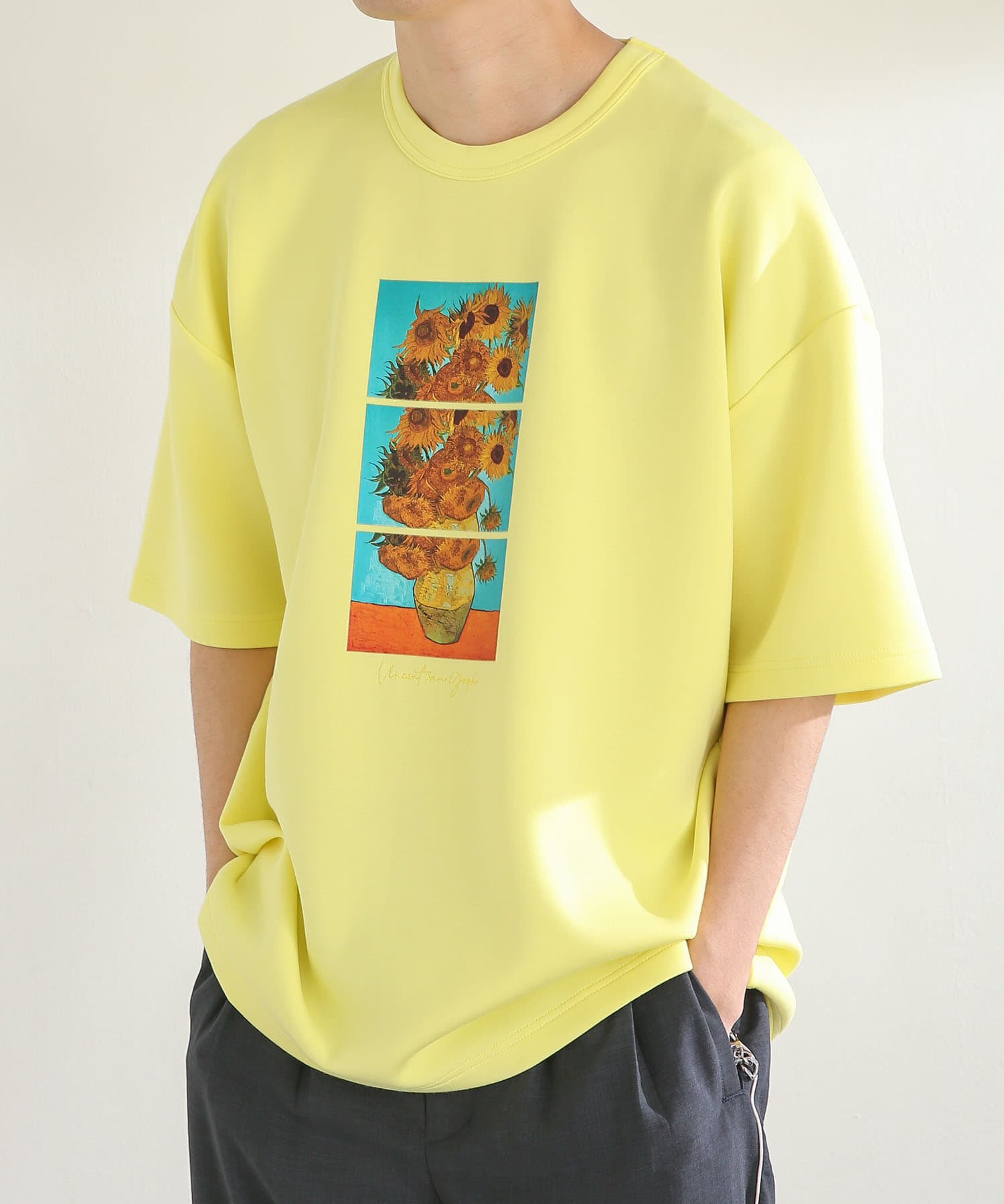 グラフィックTシャツtシャツ人物大判プリントUSLアートデザインユニセックス