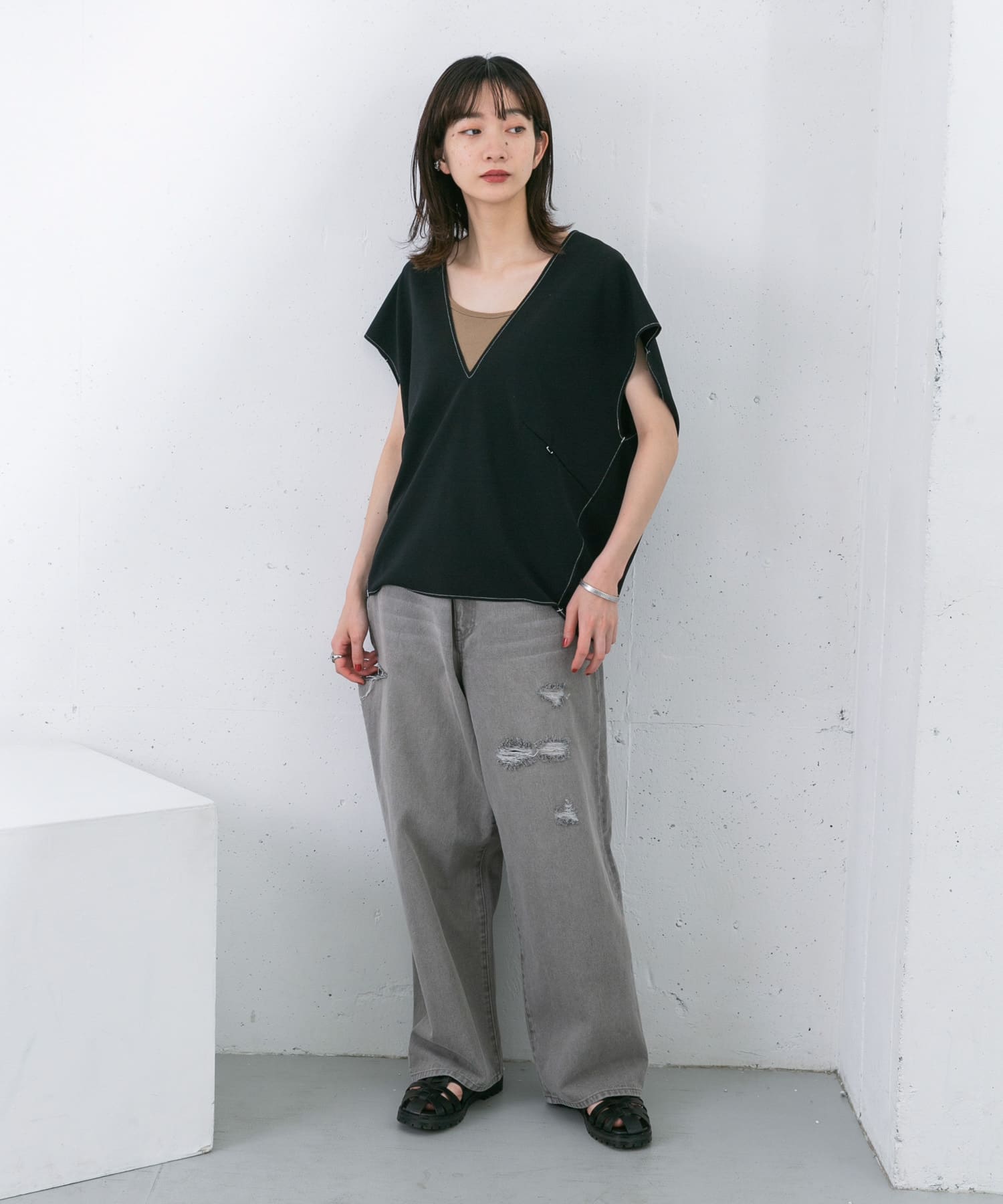 バイカラーステッチトップス[KW25-21D350]｜URBAN RESEARCH公式 ...