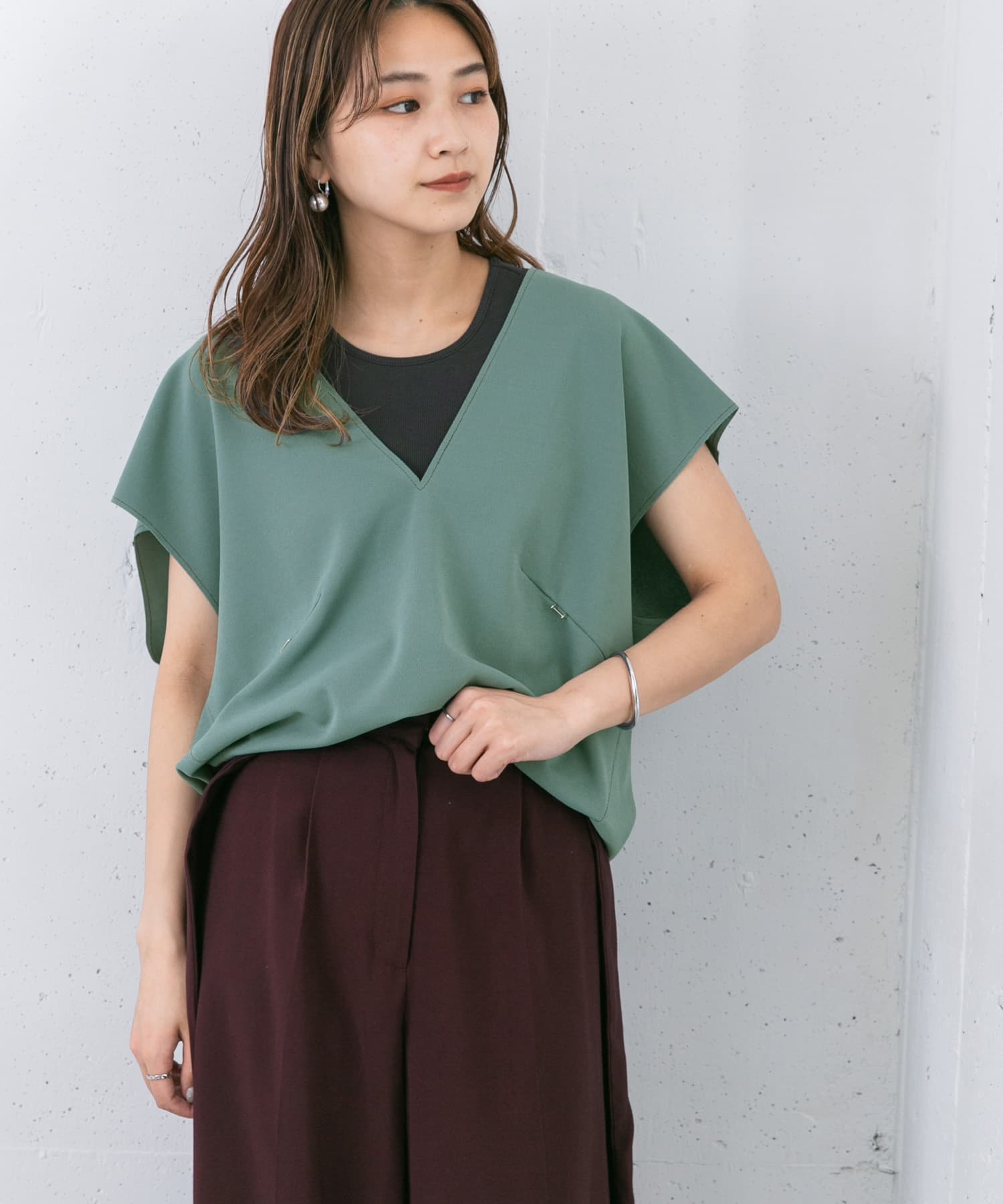 当店だけの限定モデル バイカラーステッチトップス[KW25-21D350]｜URBAN RESEARCH公式 トップス