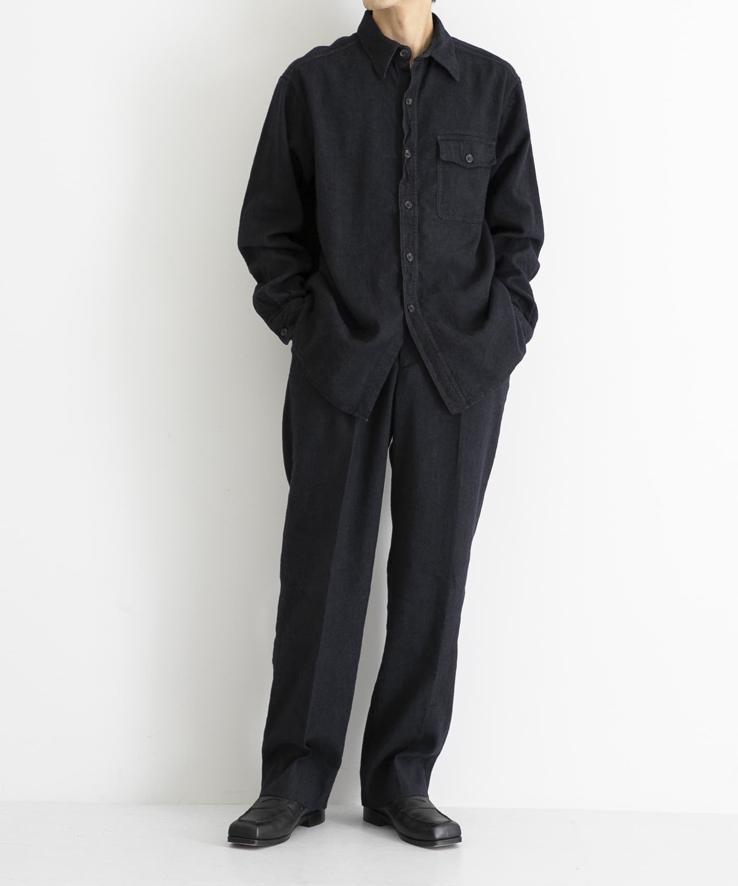 ブティック A.PRESSE CPO Shirt シャツ KHAKI 2 | www.aosfiji.org