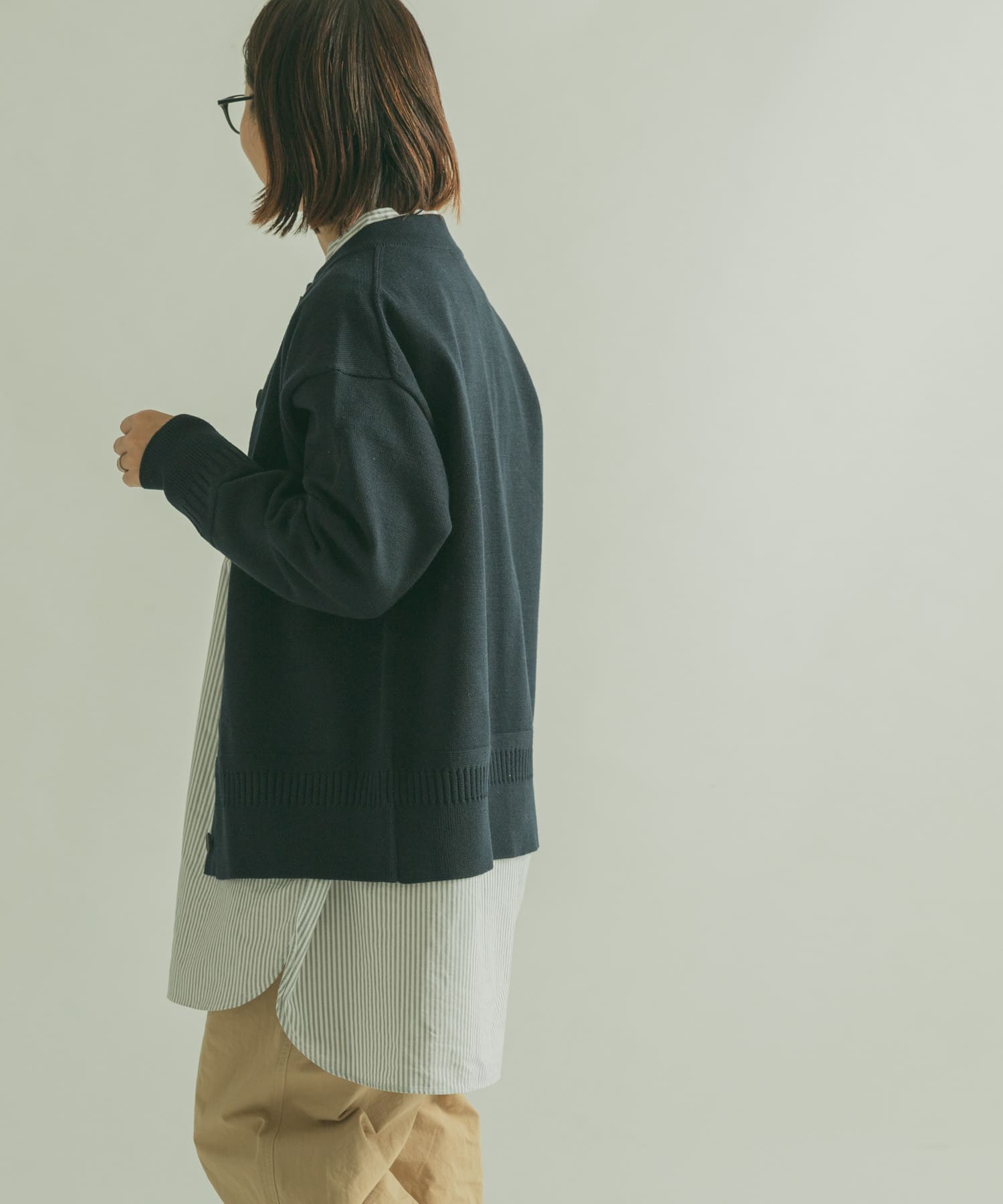 洗濯可』『WEB/一部店舗限定』FORK&SPOON ウーステッドヤーンニット
