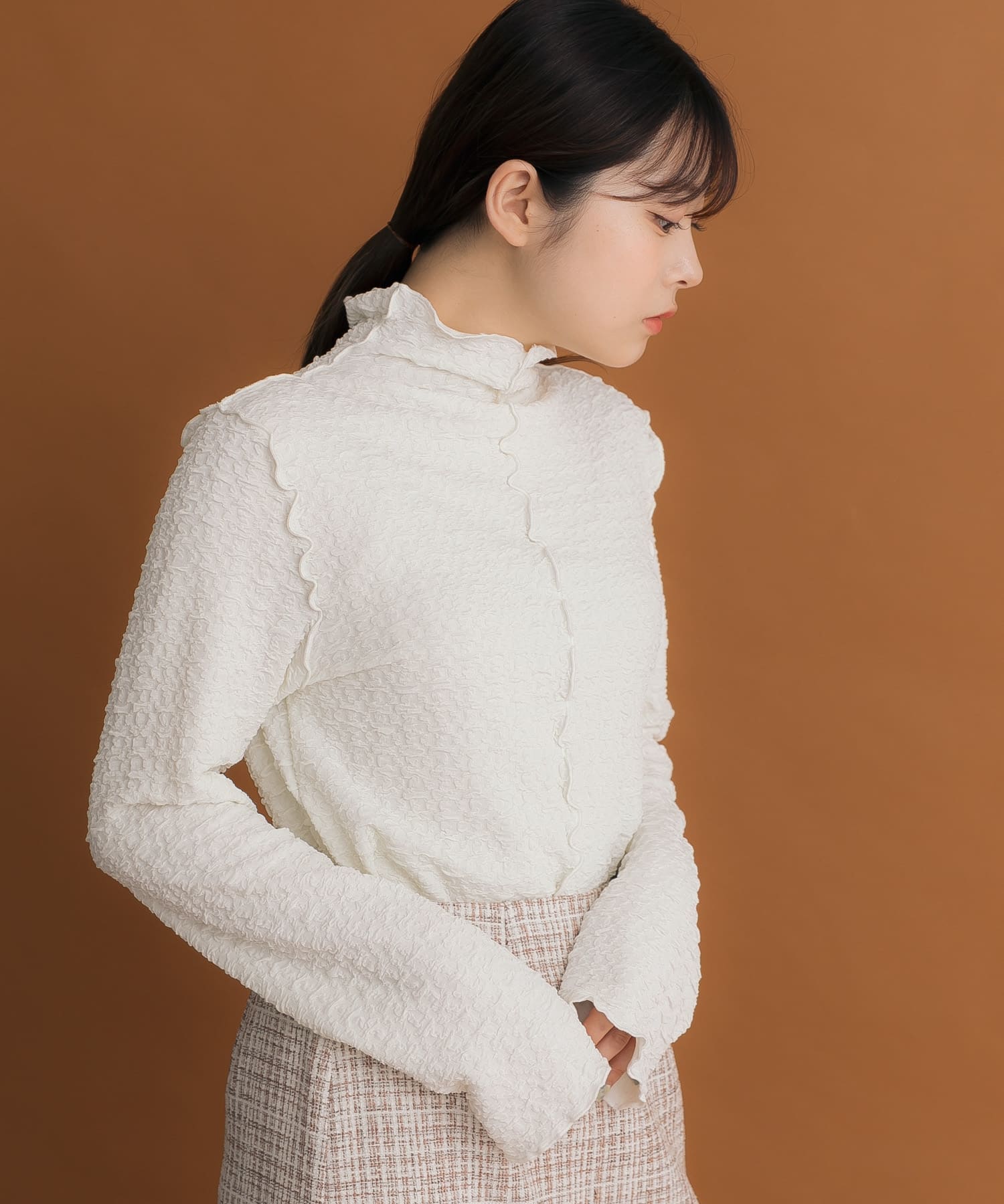 HEYUMM クラッシュジャガードメロートップス[AH26-21A004]｜URBAN RESEARCH公式ファッション通販
