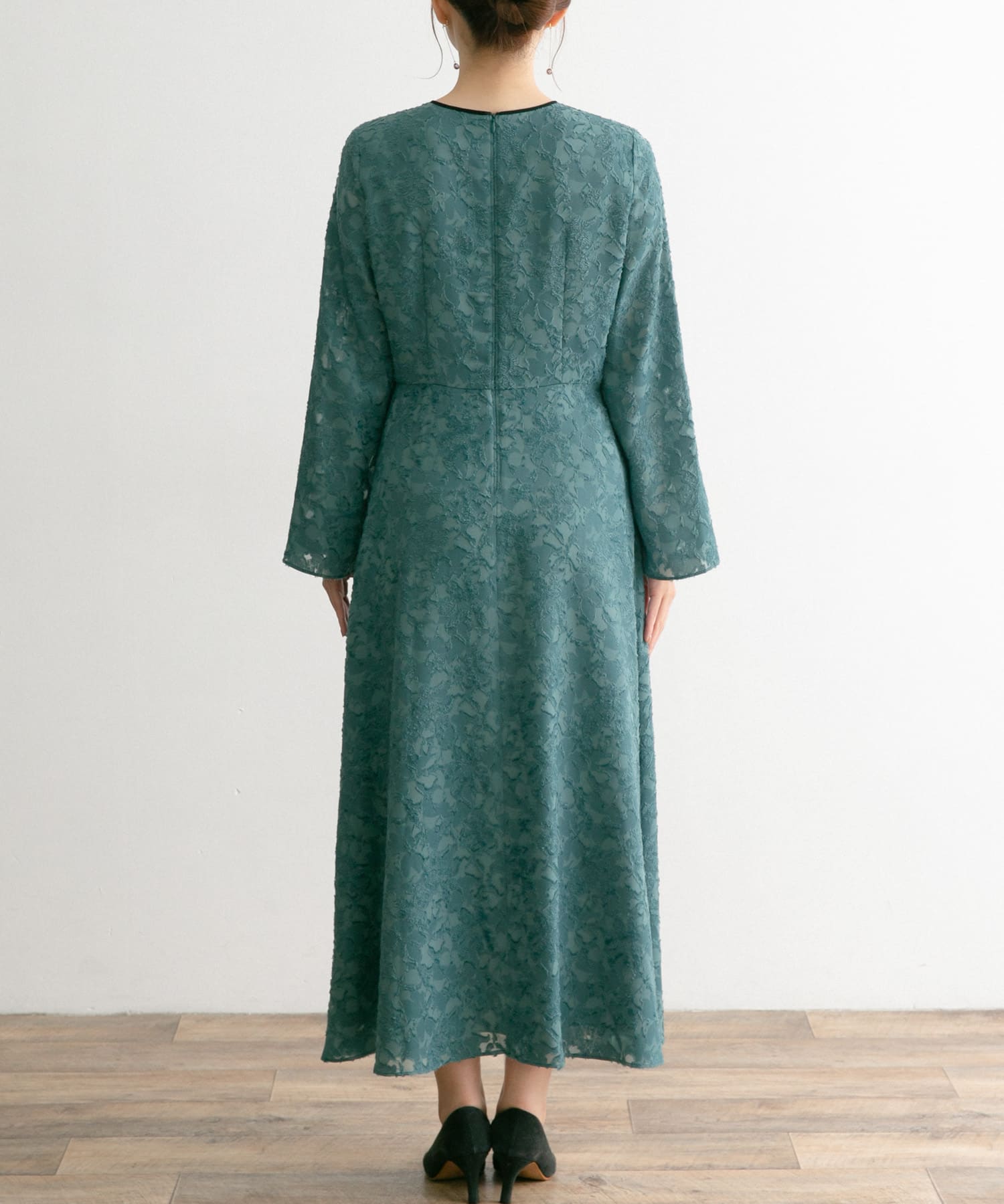 適切な価格 ジャガードパイピングドレス kaene www.lsansimon.com
