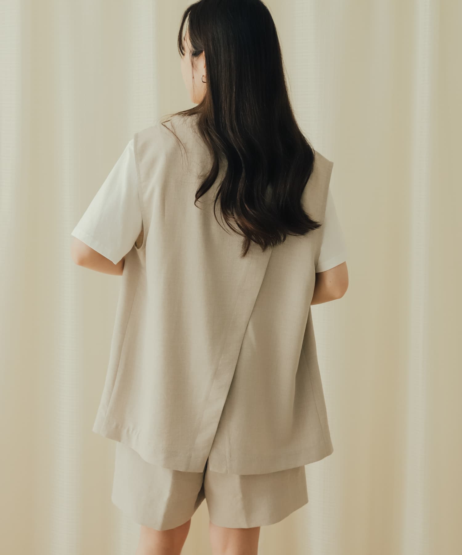 リネンライクバックスリットジレ[AA35-27B103]｜URBAN RESEARCH公式