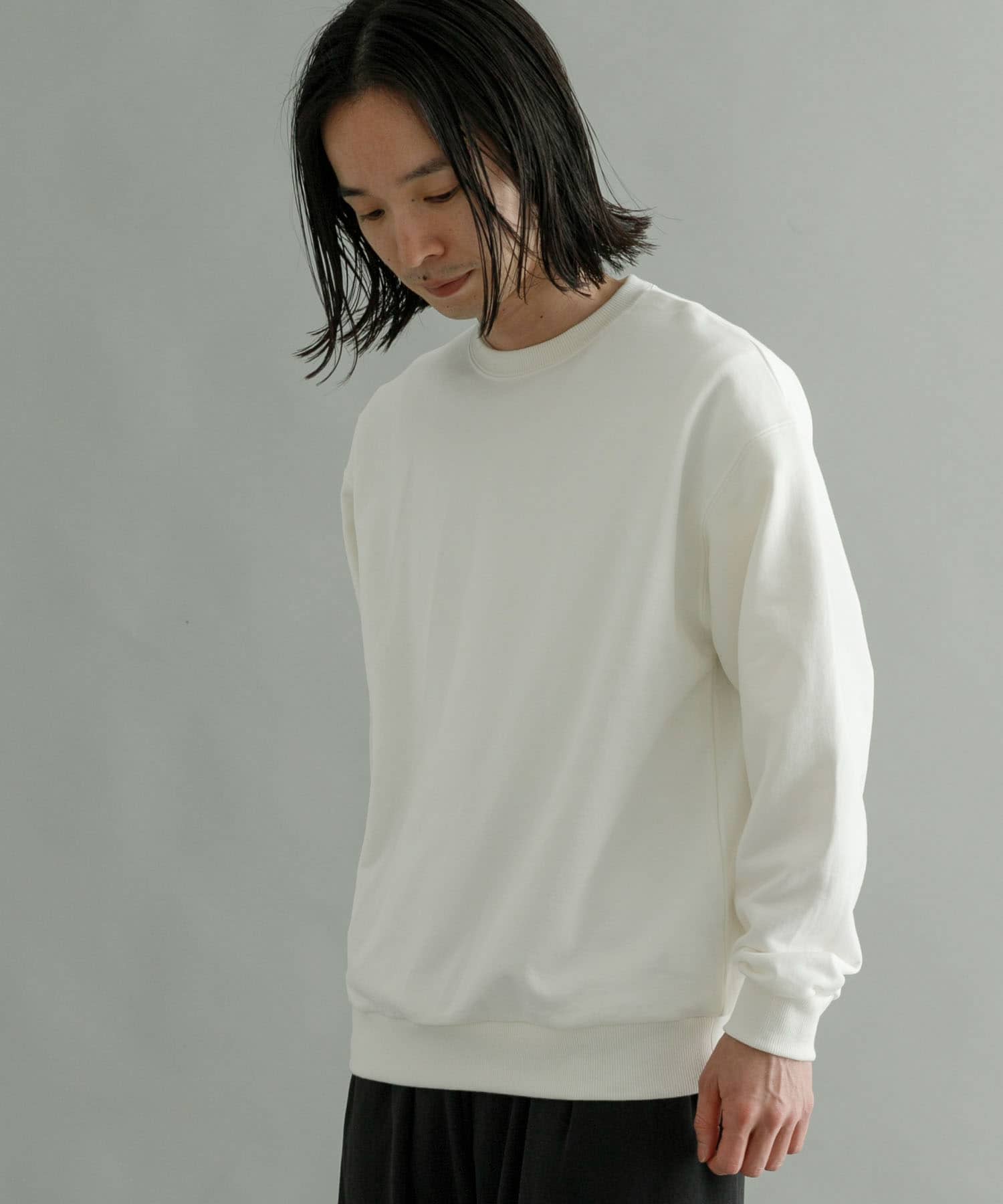 ナイロン裏毛クルーネックスウェット[UR34-11R001]｜URBAN RESEARCH