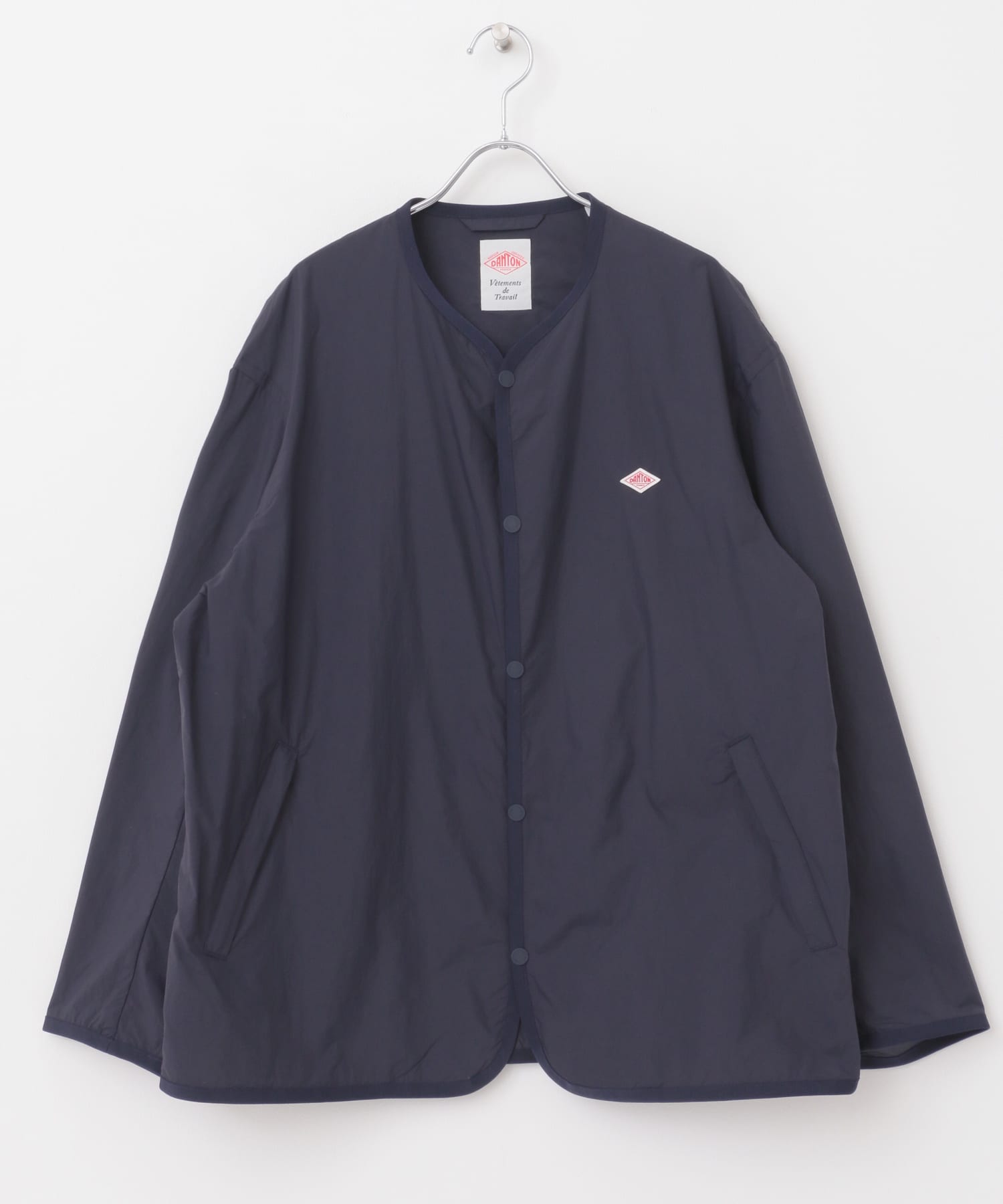 DANTON COLLARLESS JACKET[DT-A0280-DM34]｜URBAN