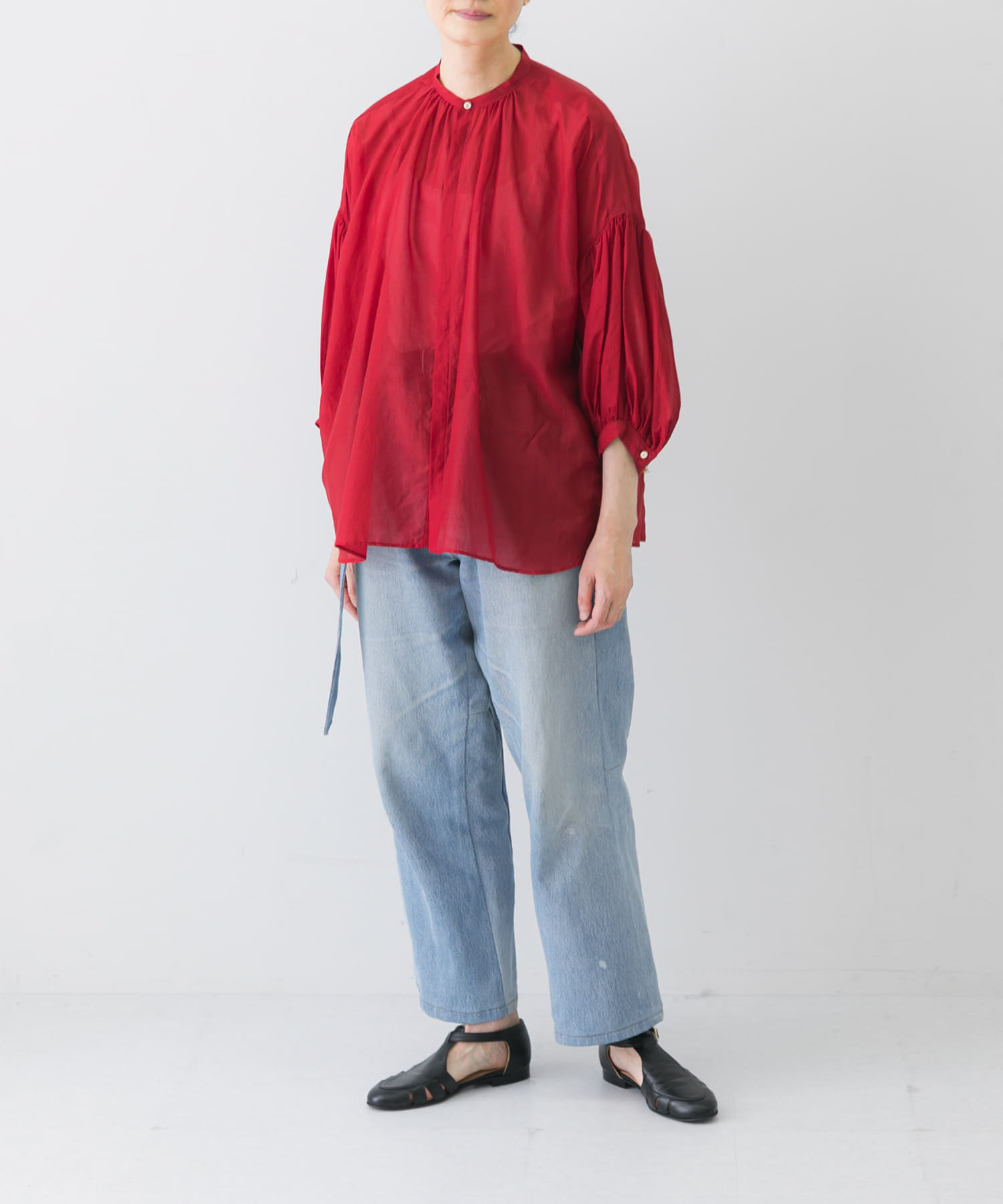 suzuki takayuki puff sleeve blouse[S231-08-KL34]｜URBAN RESEARCH 