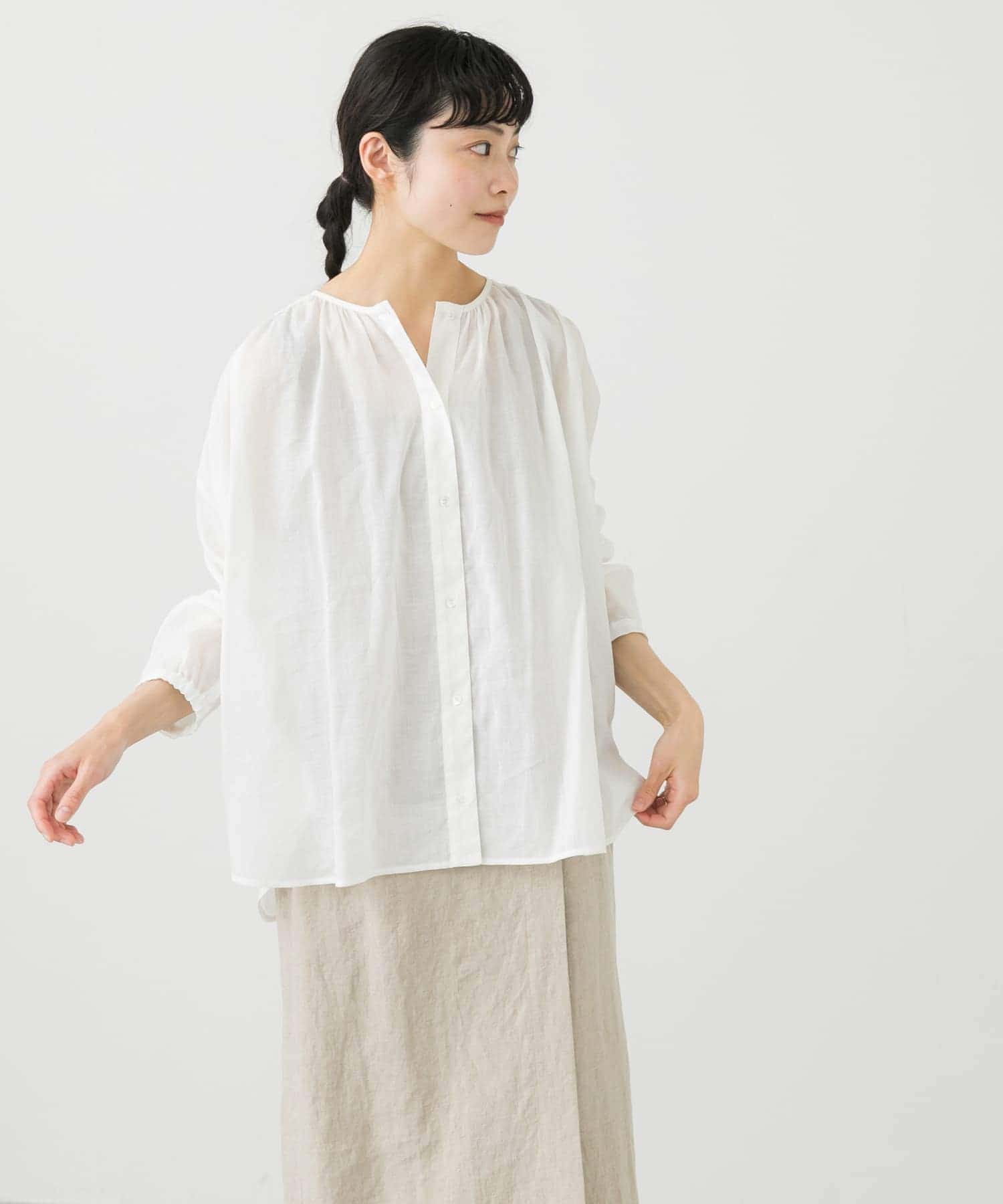 ラミーコットンギャザーブラウス[GA35-23S009]｜URBAN RESEARCH公式 