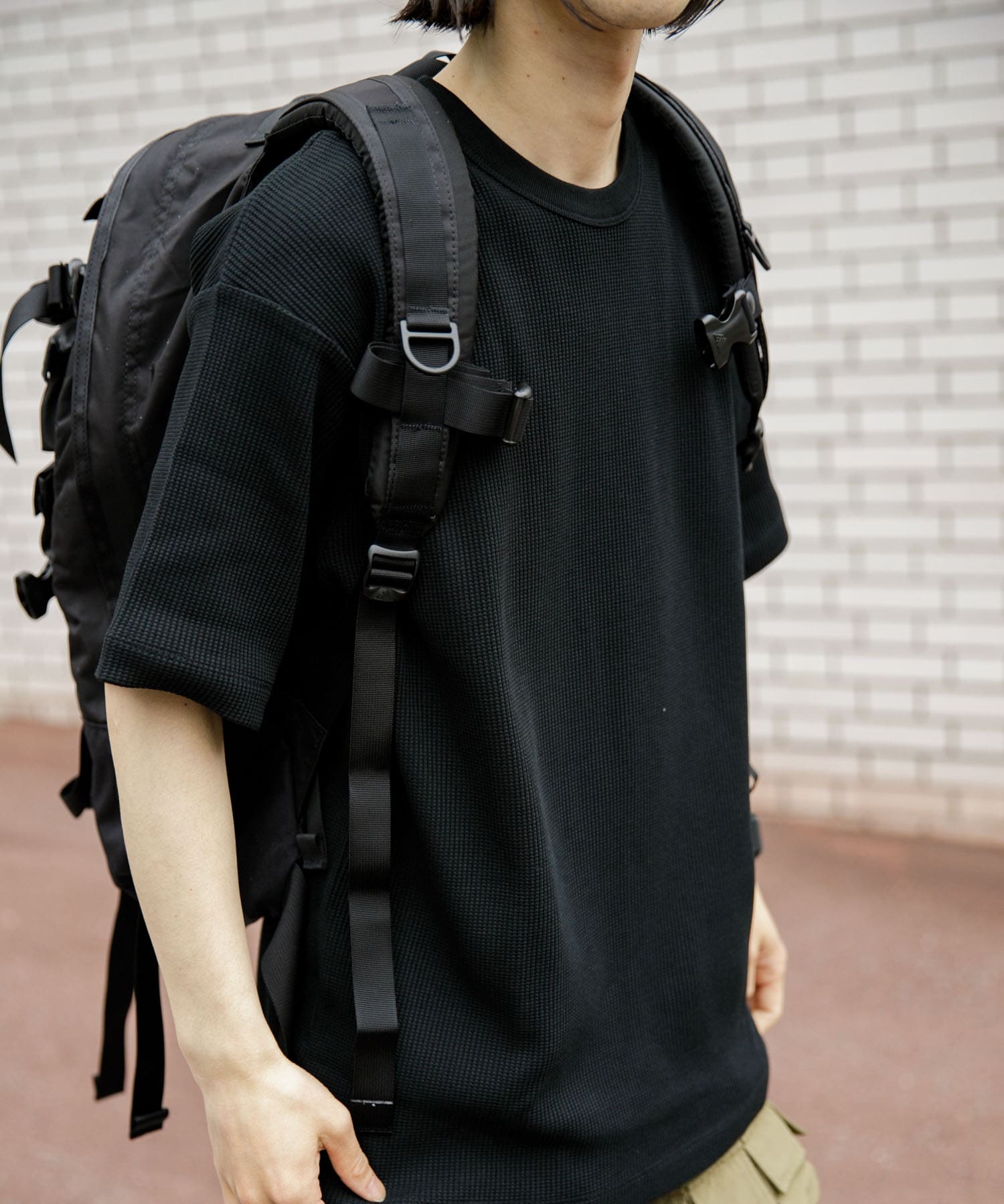 Sサイズ/XLサイズあり』『UR TECH』ワッフルTシャツ[UR35-11M012