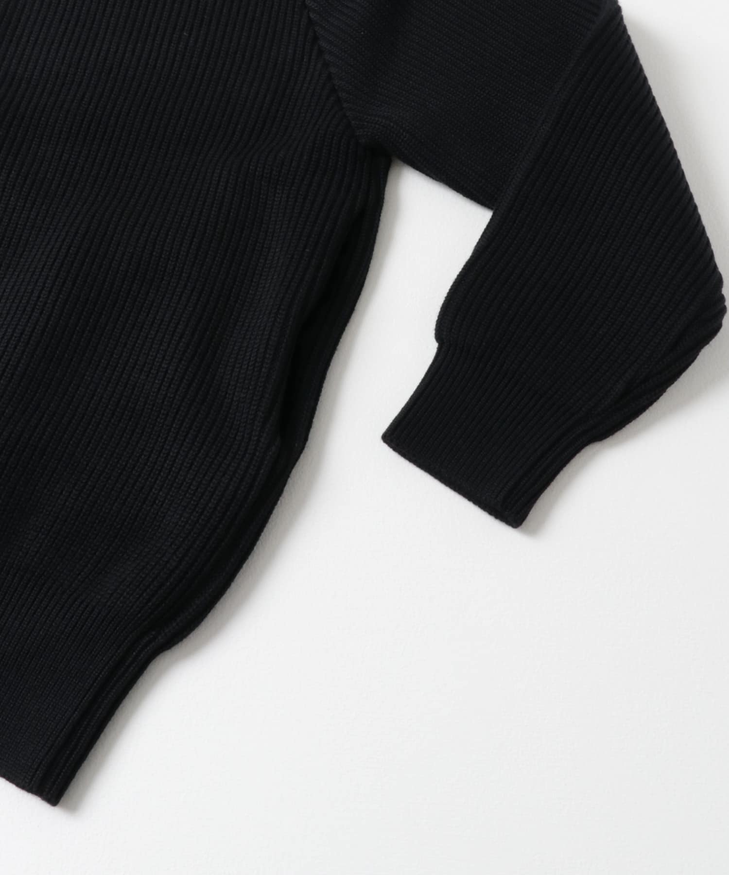 Yonetomi EX FINE WOOL RIB KNIT BLOUSON[Y95234015-BSM37]｜URBAN