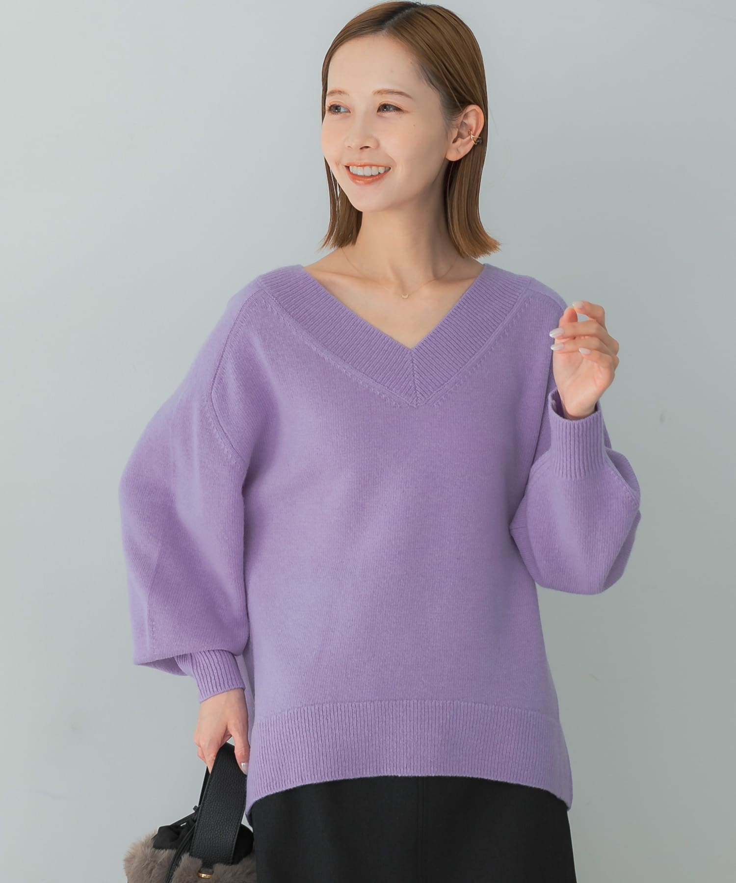 カシミヤ混ブイネックニット[RA37-22C709]｜URBAN RESEARCH公式