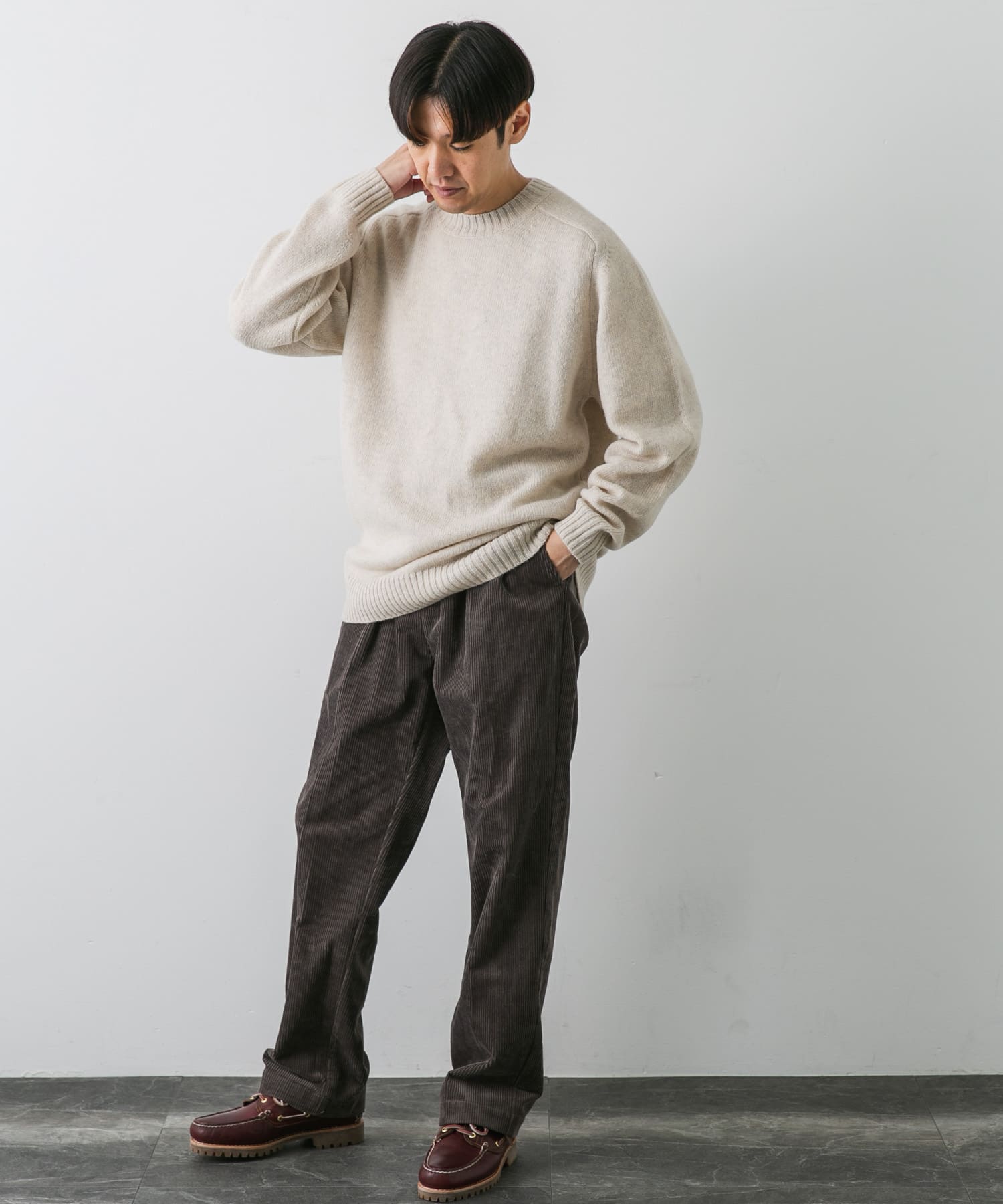 4サイズ展開』手洗い可 WOOL100% クルーネックニット[DR37-12X716]｜URBAN RESEARCH公式ファッション通販