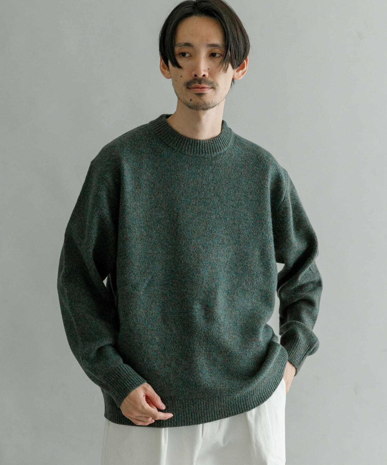 ミックスメランジクルーネックニット[UR37-12B020]｜URBAN RESEARCH