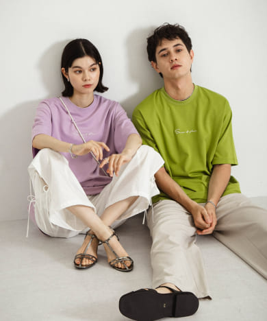 シシュウポンチショートスリーブTシャツ