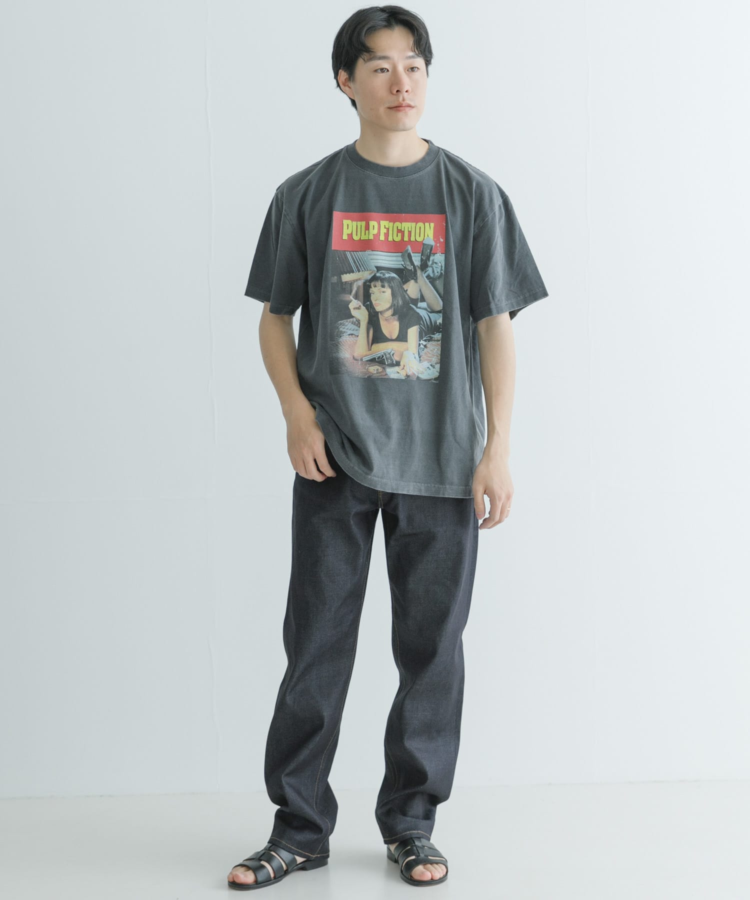SHIOTA スーピマDENIM PANTSスリム #RAMONE[UM44-14B004]｜URBAN