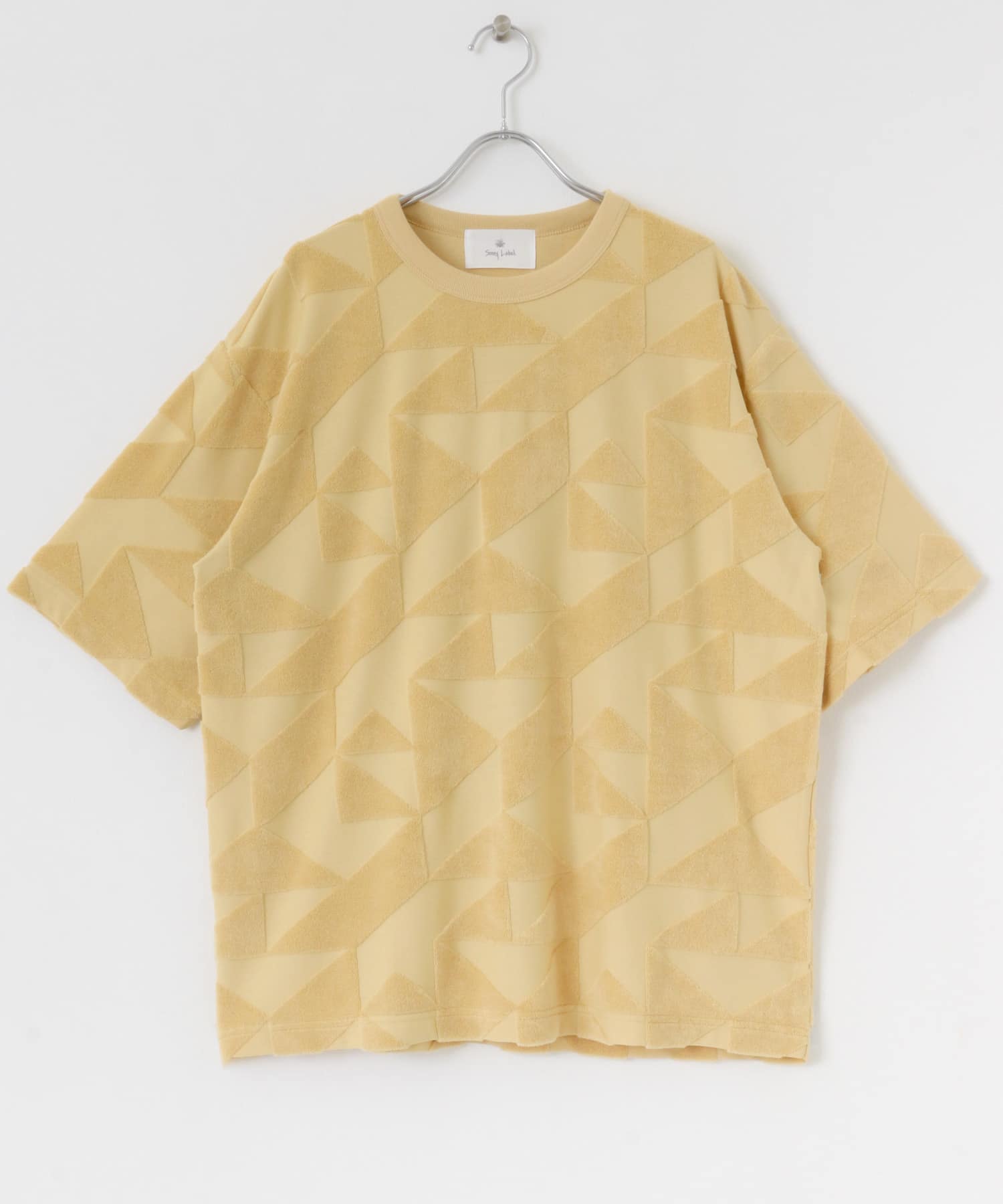 パイルスウィッチングショートスリーブTシャツ[LA45-11S012