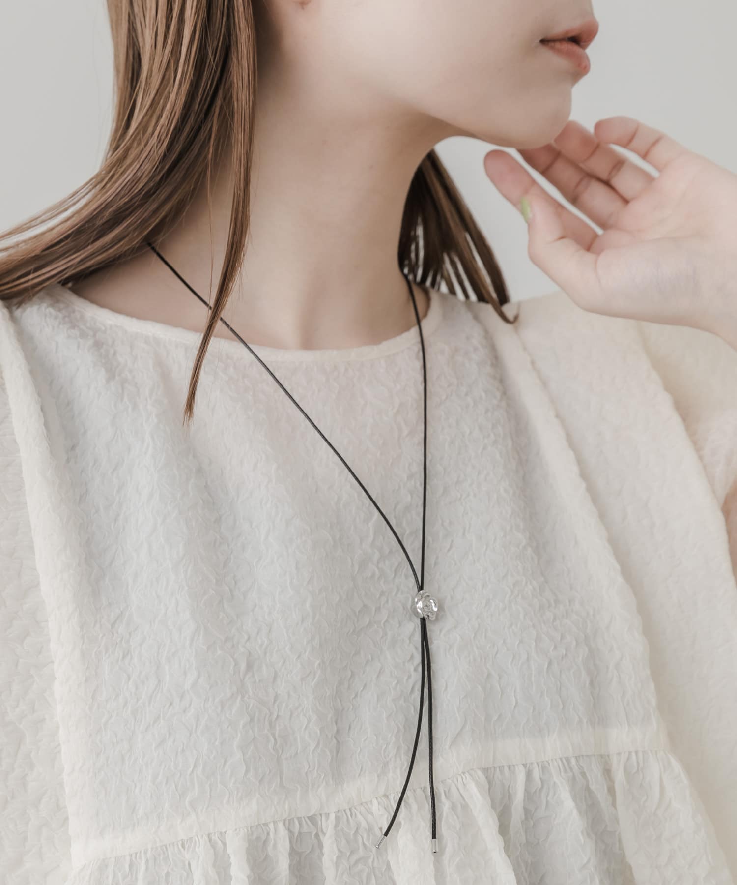 Melody Accessory ロング ネックレス 日本製 チョーカー